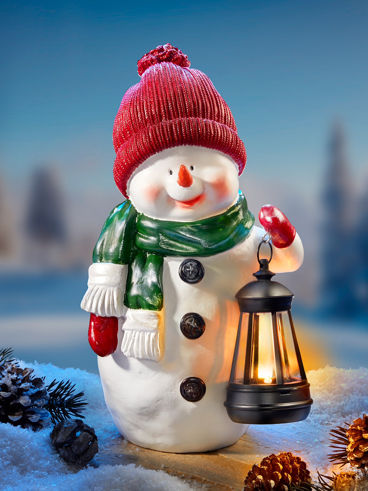 Solarlaterne „Schneemann“ Solarlaterne „Schneemann“