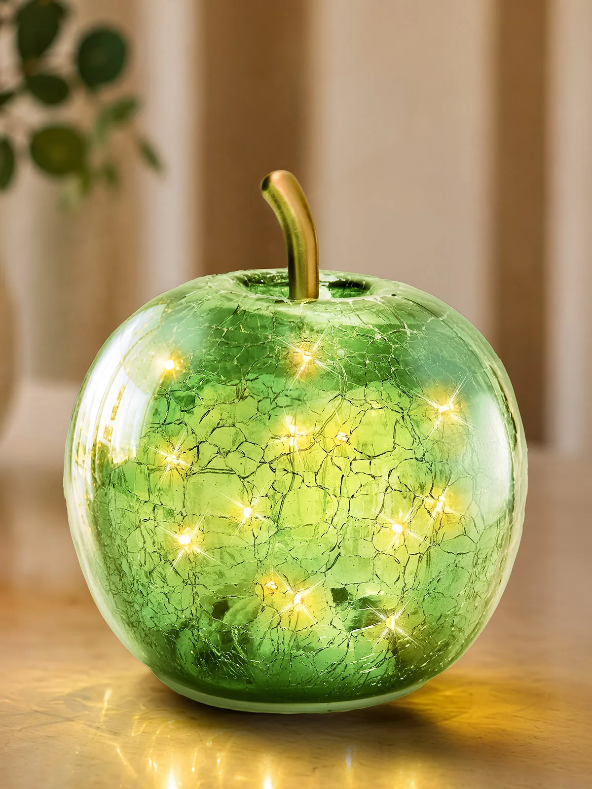 LED Glas-Apfel
