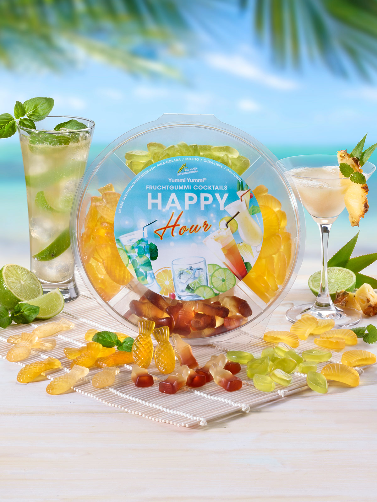 Fruchtgummi-Cocktail-Box