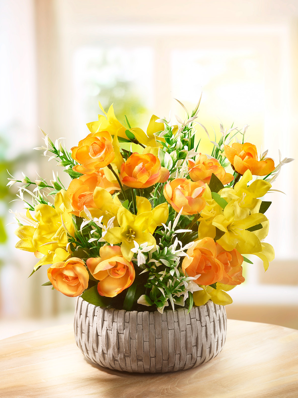 Blüten-Arrangement „Rose & Glockenblume“ Blüten-Arrangement „Rose & Glockenblume“