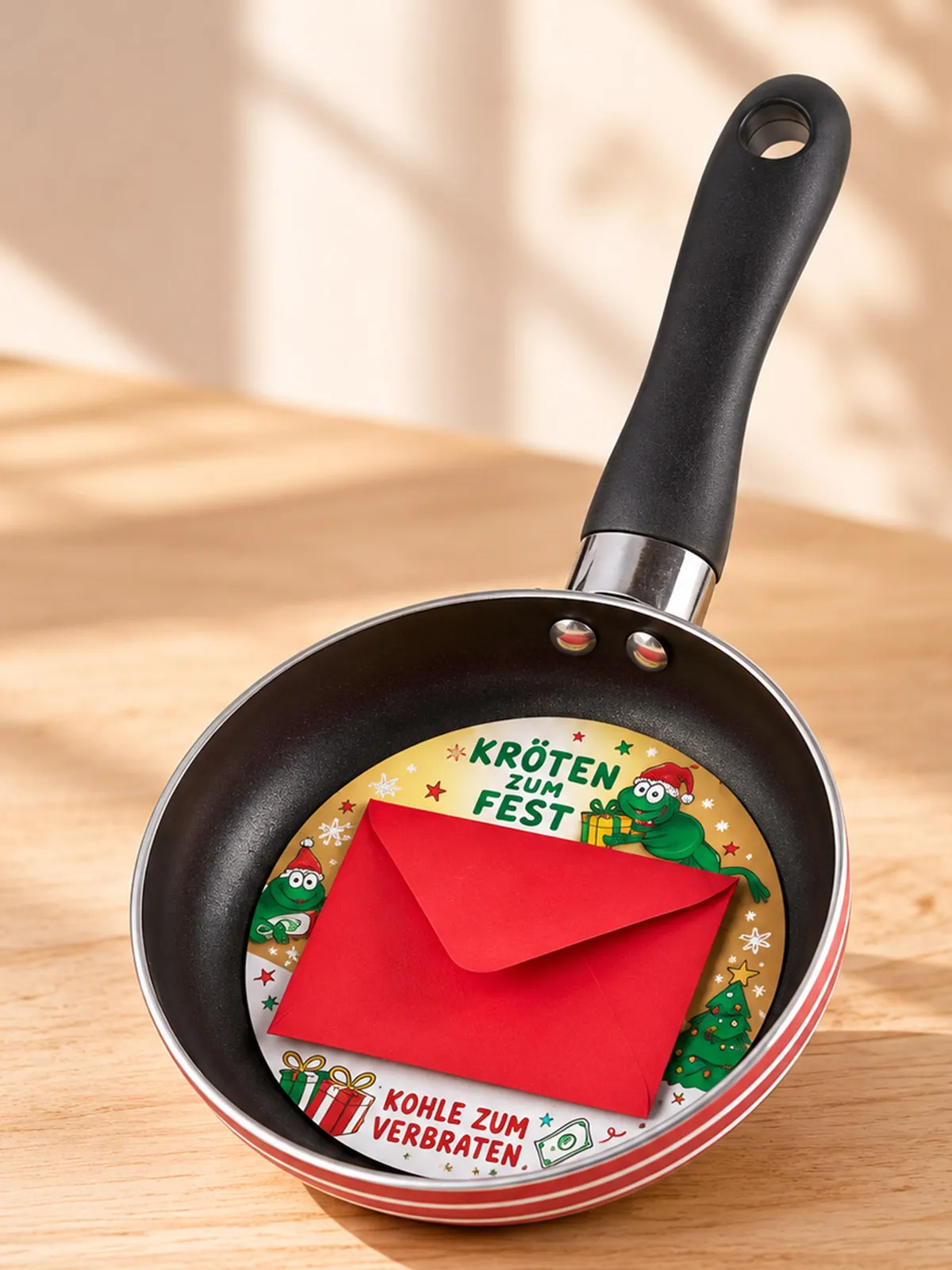 Moneten-Pfanne „Kröten zum Fest“