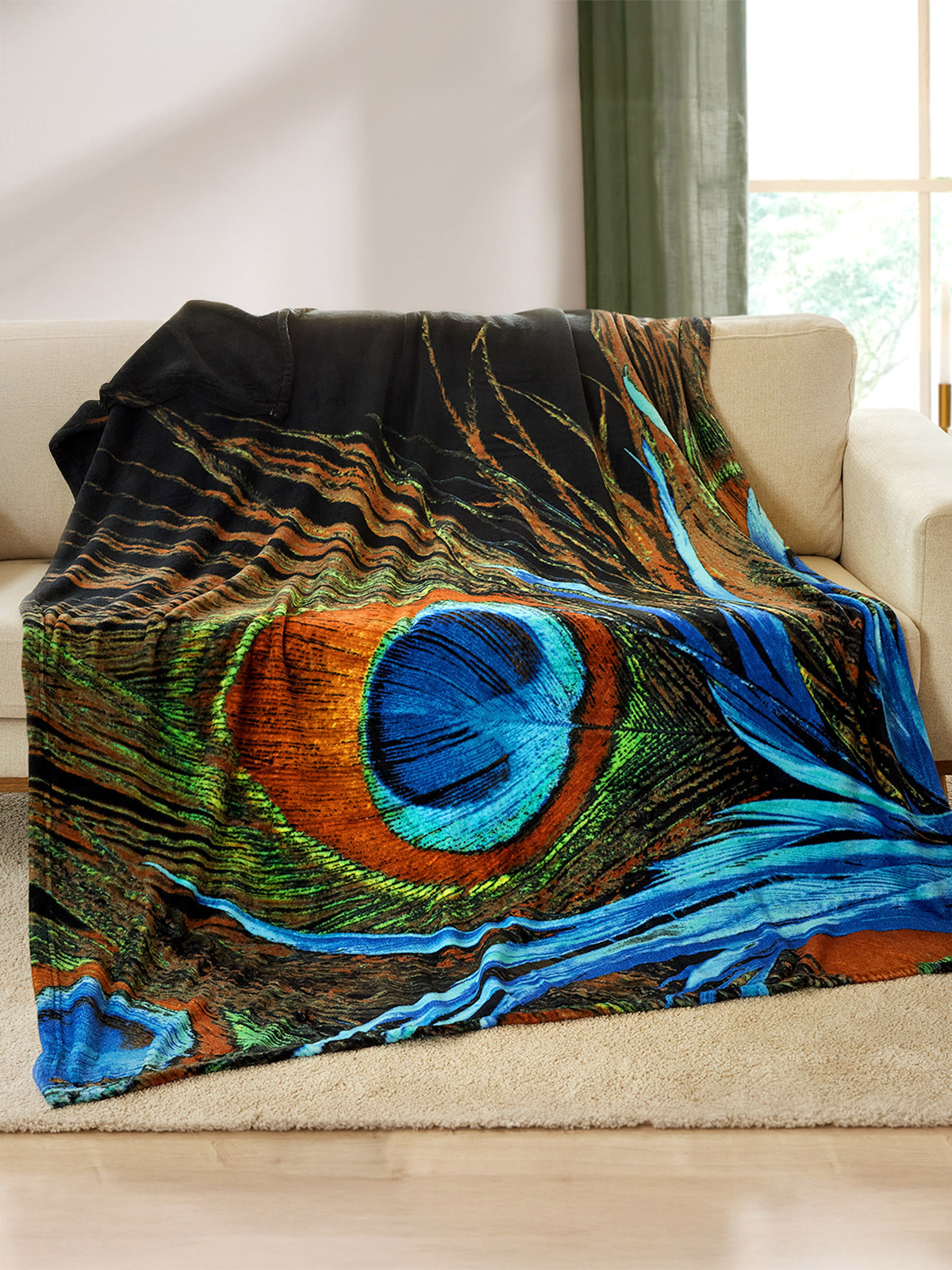 Wohndecke „Pfauenfeder“