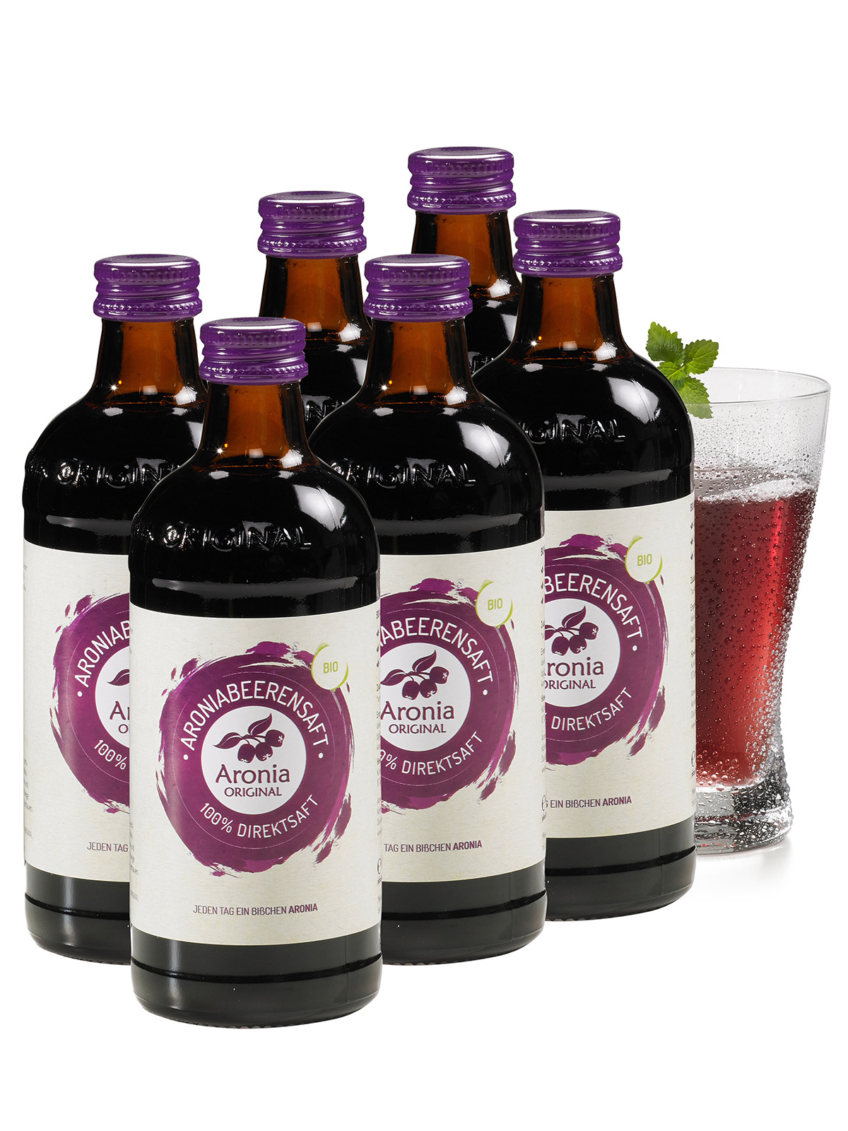 Aronia-Saft 6er, Bio
