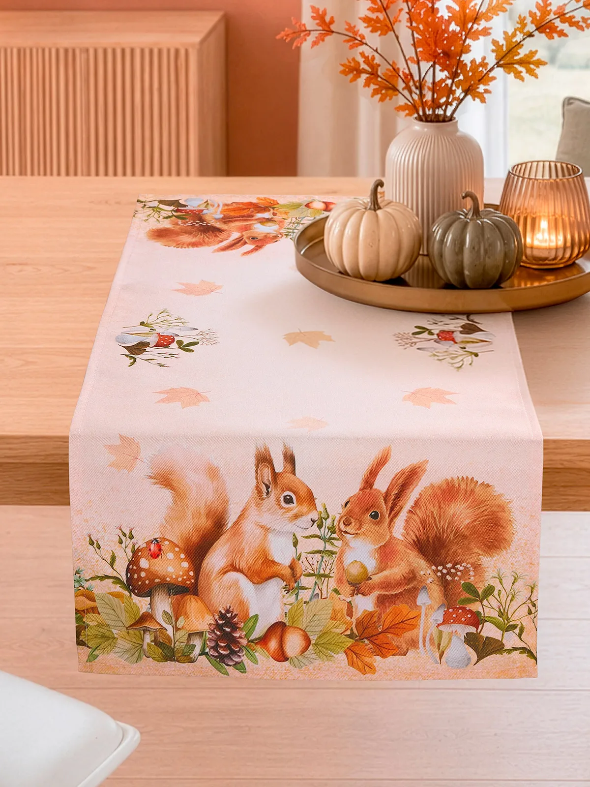 Tischwäsche-Serie „Herbstfreunde“