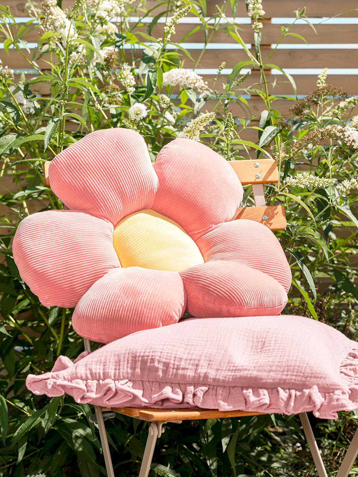 Formkissen „Blüte“, rosa