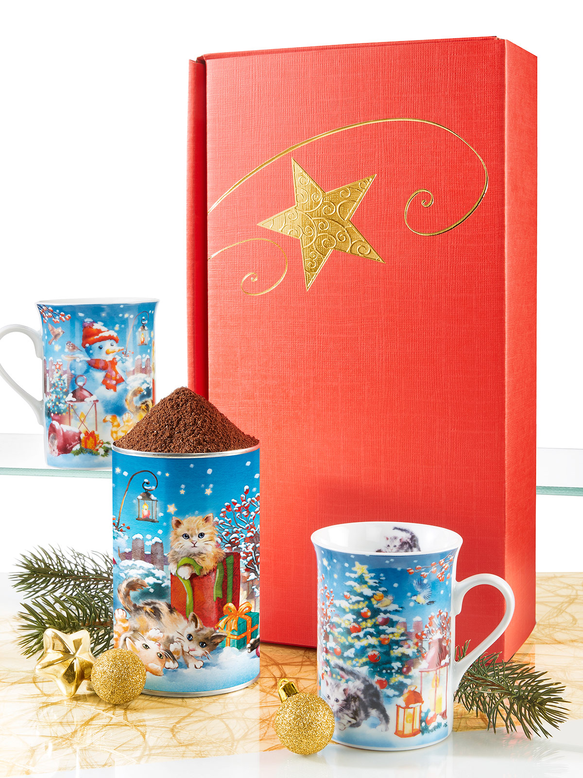 Kaffeepräsent „Winterkätzchen“