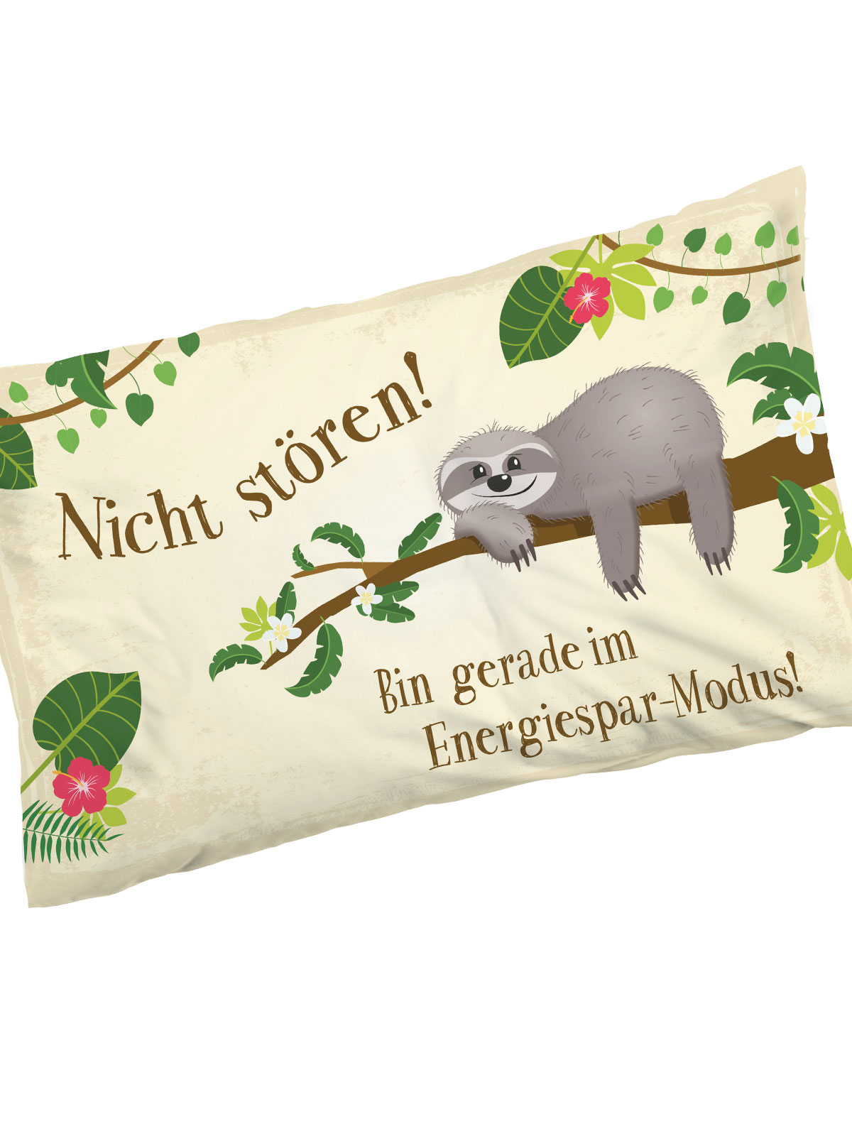 Faultierkissen „Bitte nicht stören“