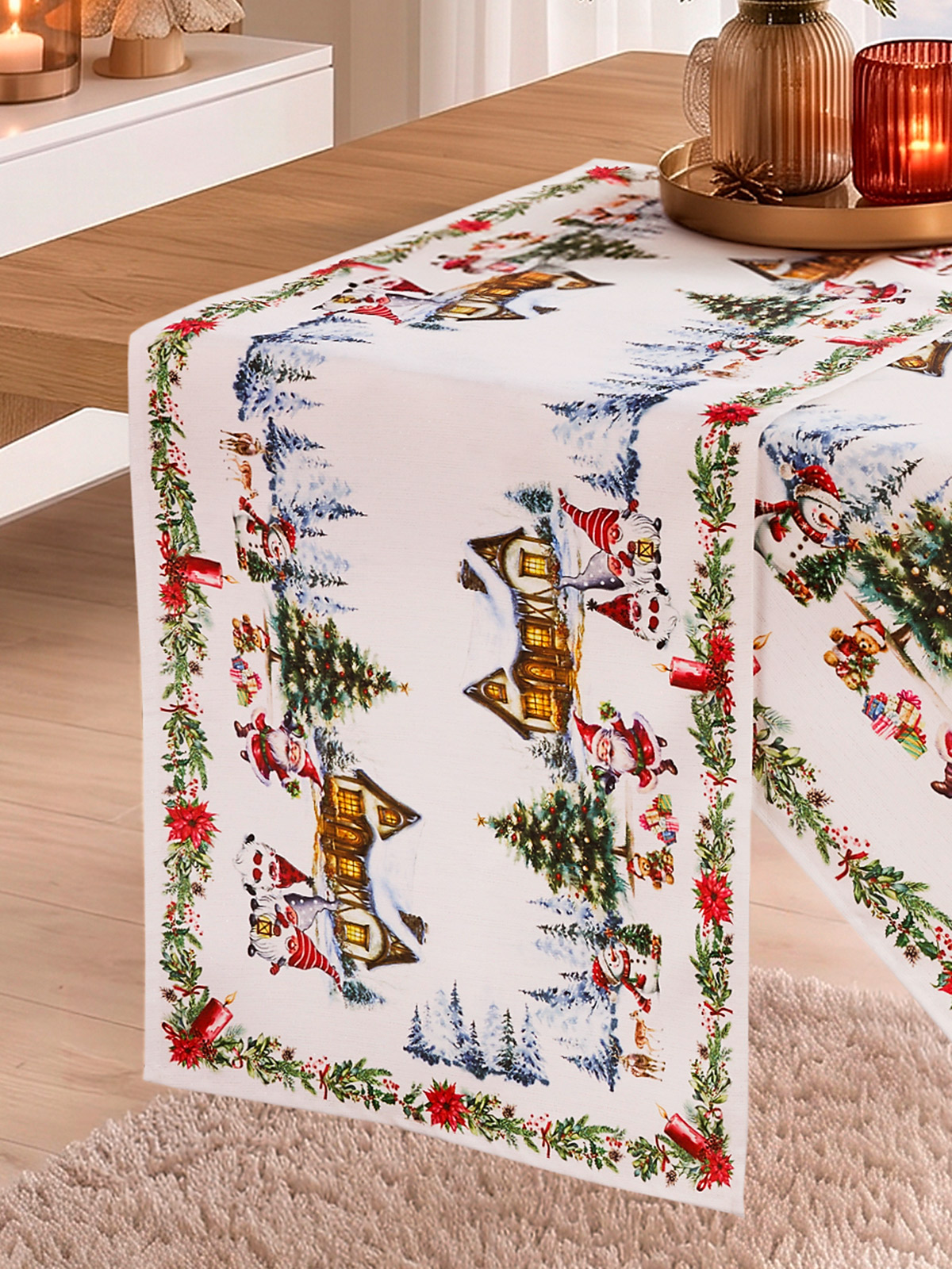 Tischwäsche-Serie „Weihnachtstrubel“