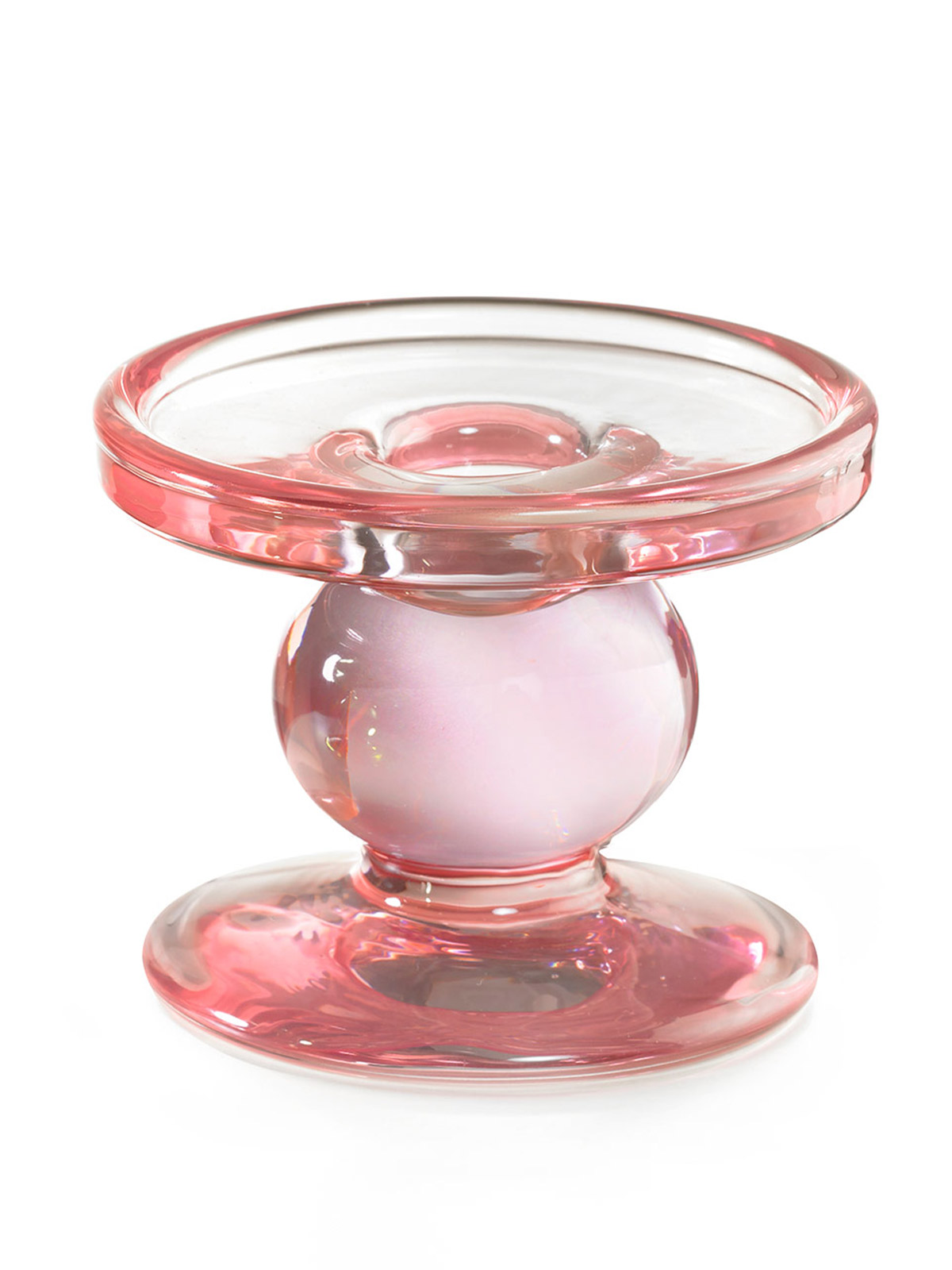Glas-Kerzenständer „Rosé“ Glas-Kerzenständer „Rosé“