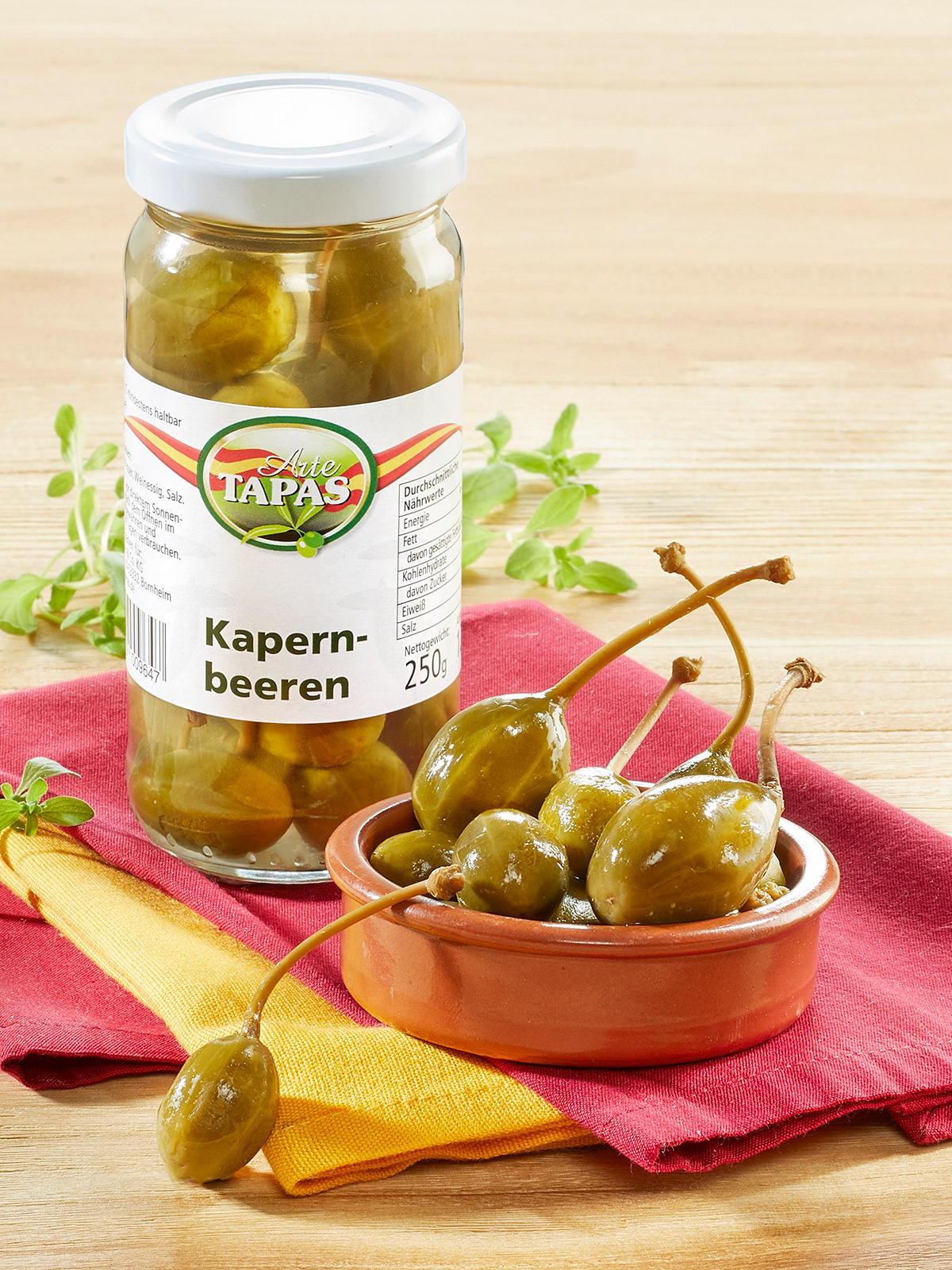 Eingelegte Kapernbeeren