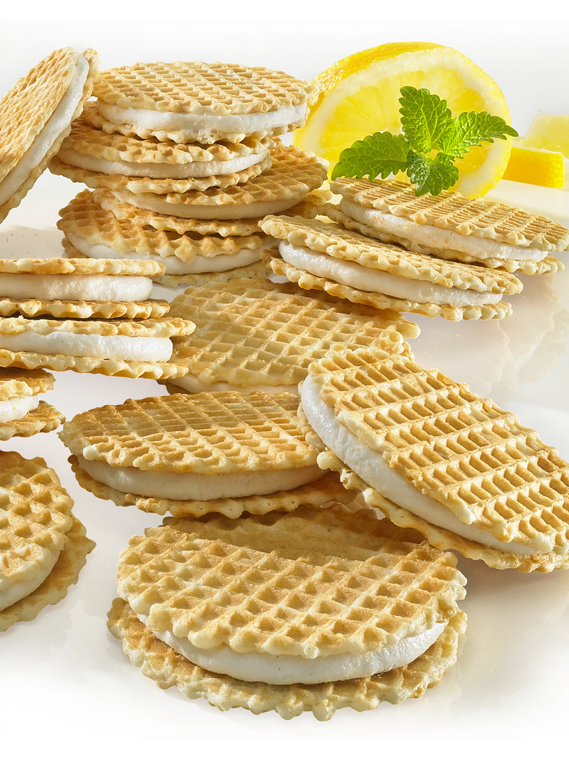 Zitronen-Knusperwaffeln