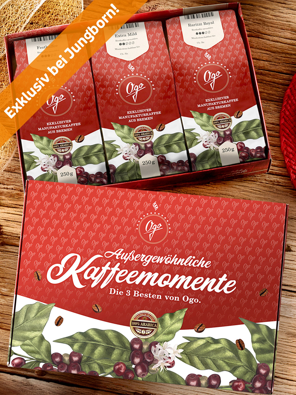 Außergewöhnliche Kaffeemomente, gemahlen