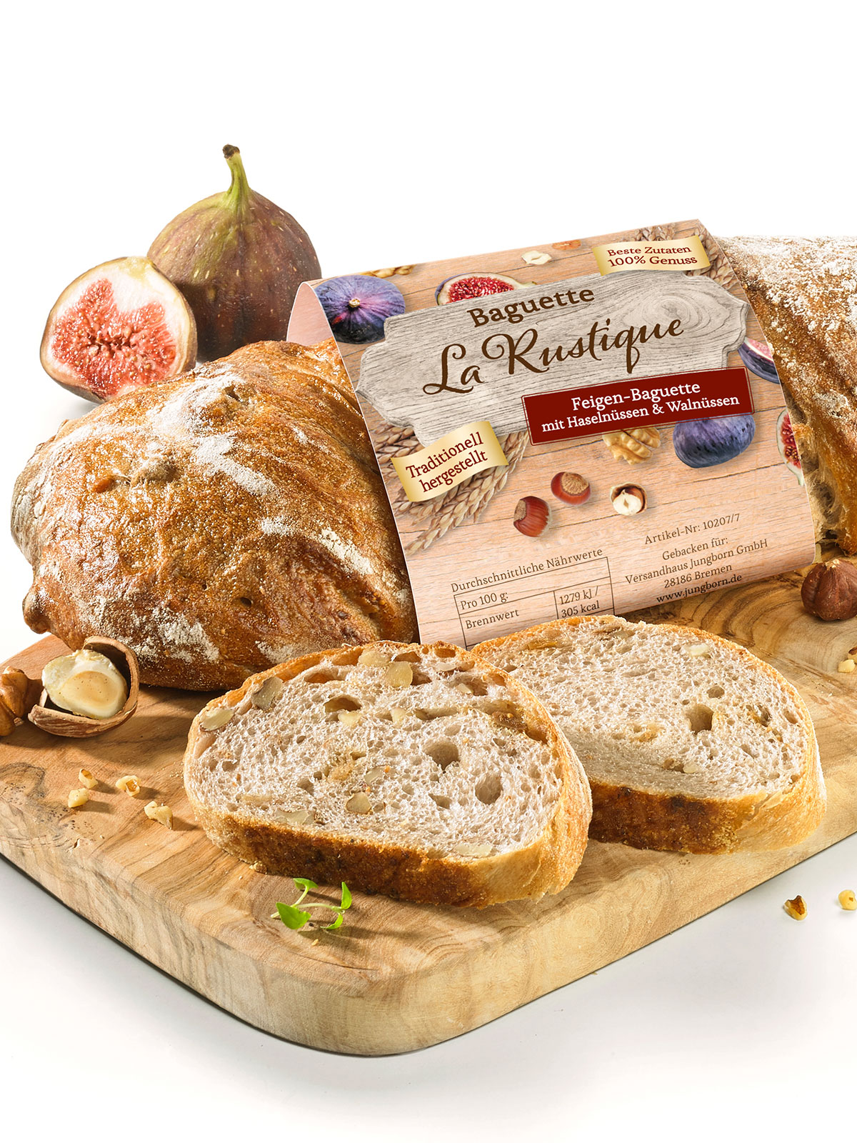 Feigen-Nuss-Baguette „La Rustique“