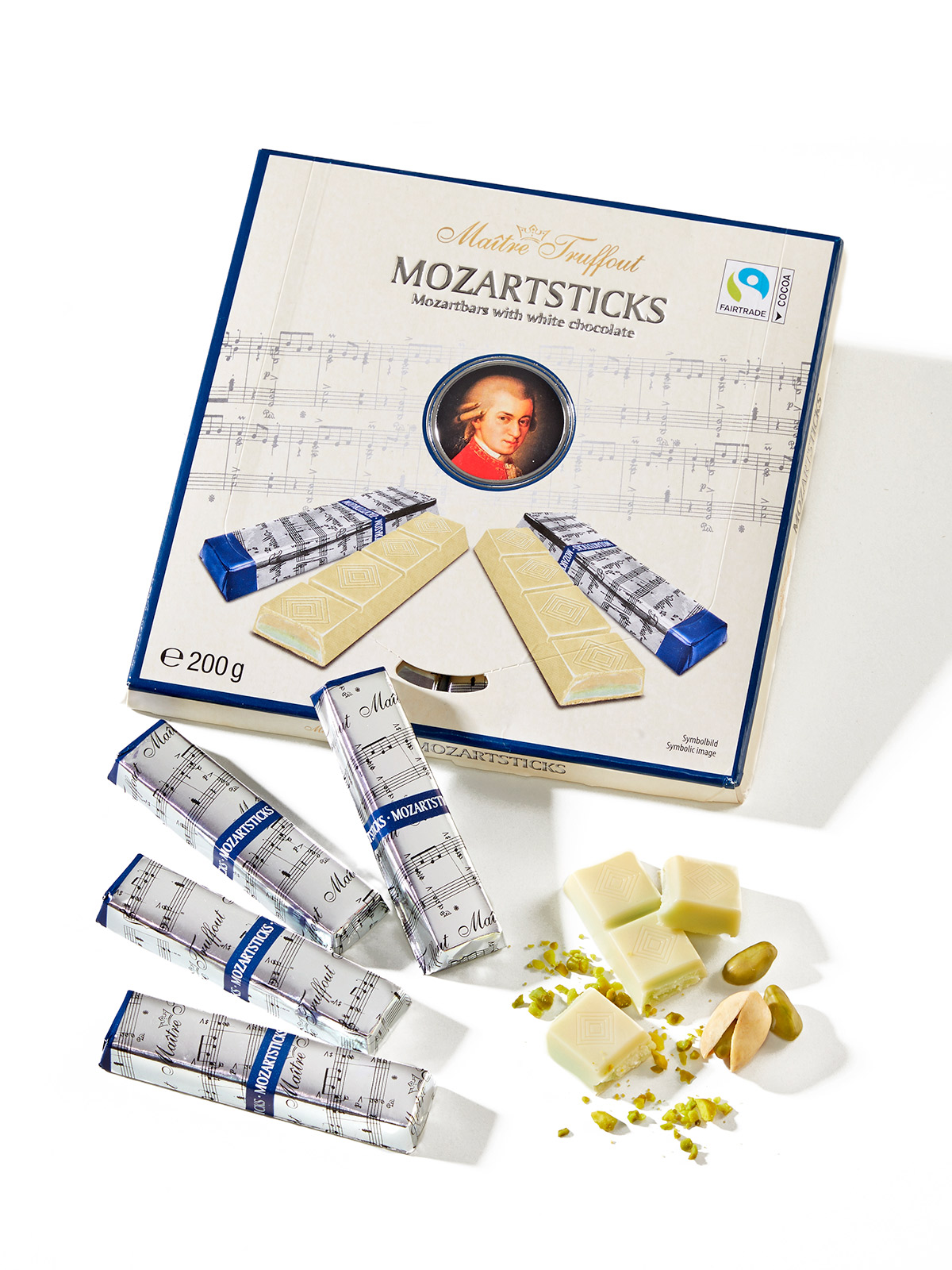 Mozart-Riegel „Weiße Schokolade“ Mozart-Riegel „Weiße Schokolade“