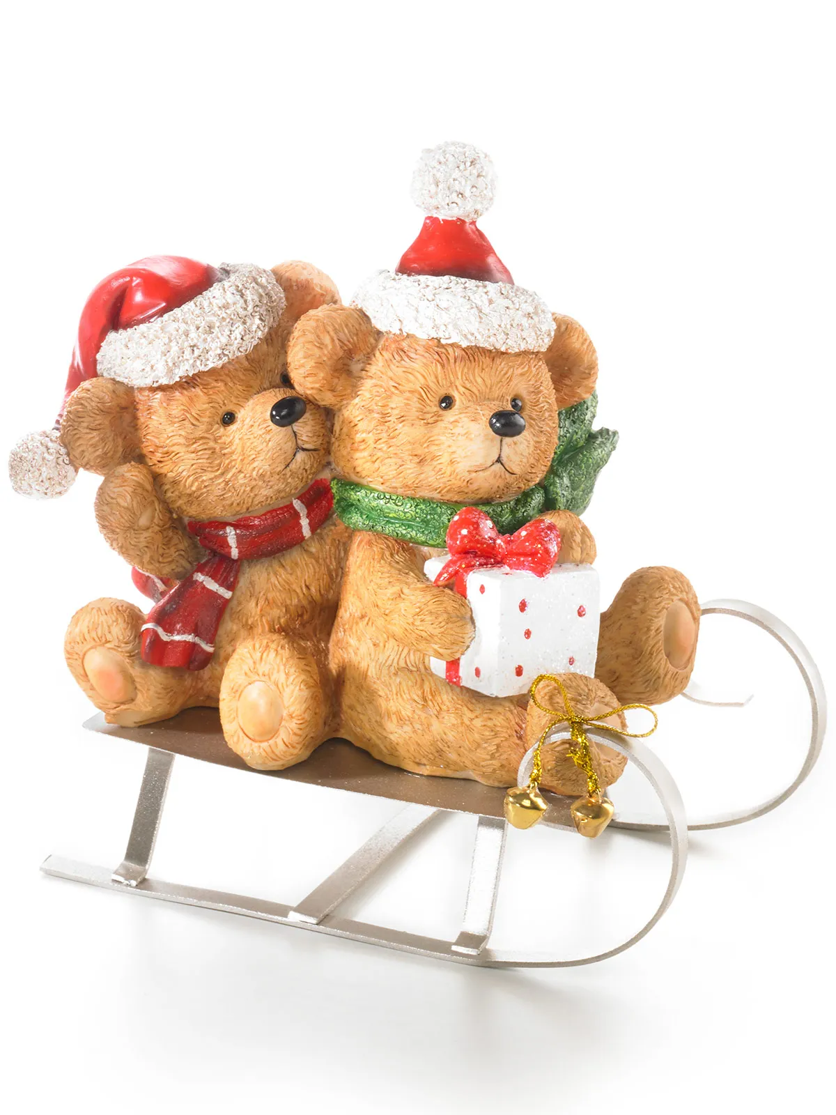 Weihnachts-Teddyschlitten
