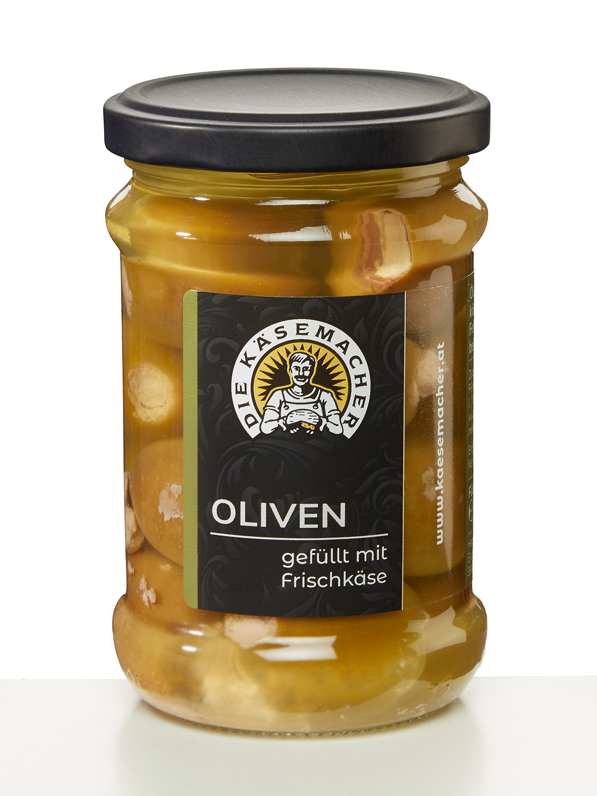 Oliven mit Frischkäse