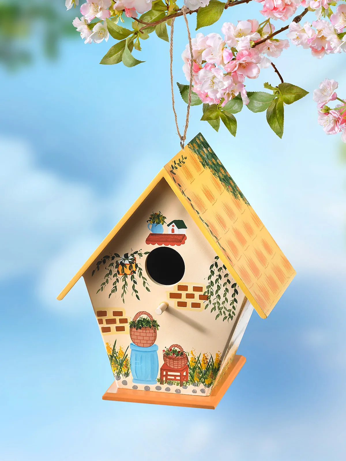 Deko-Vogelhaus „Sommertraum“