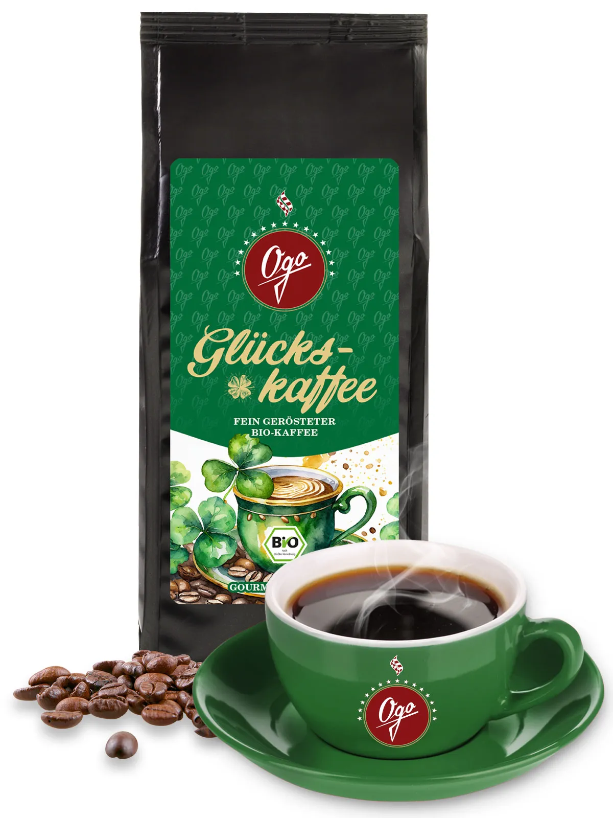 Ogo-Glückskaffee, Bio, Bohne