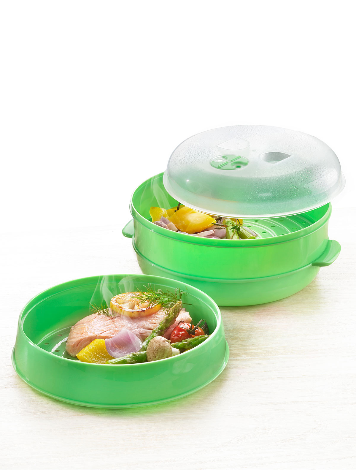 Mikrowellen-Dampfgarer