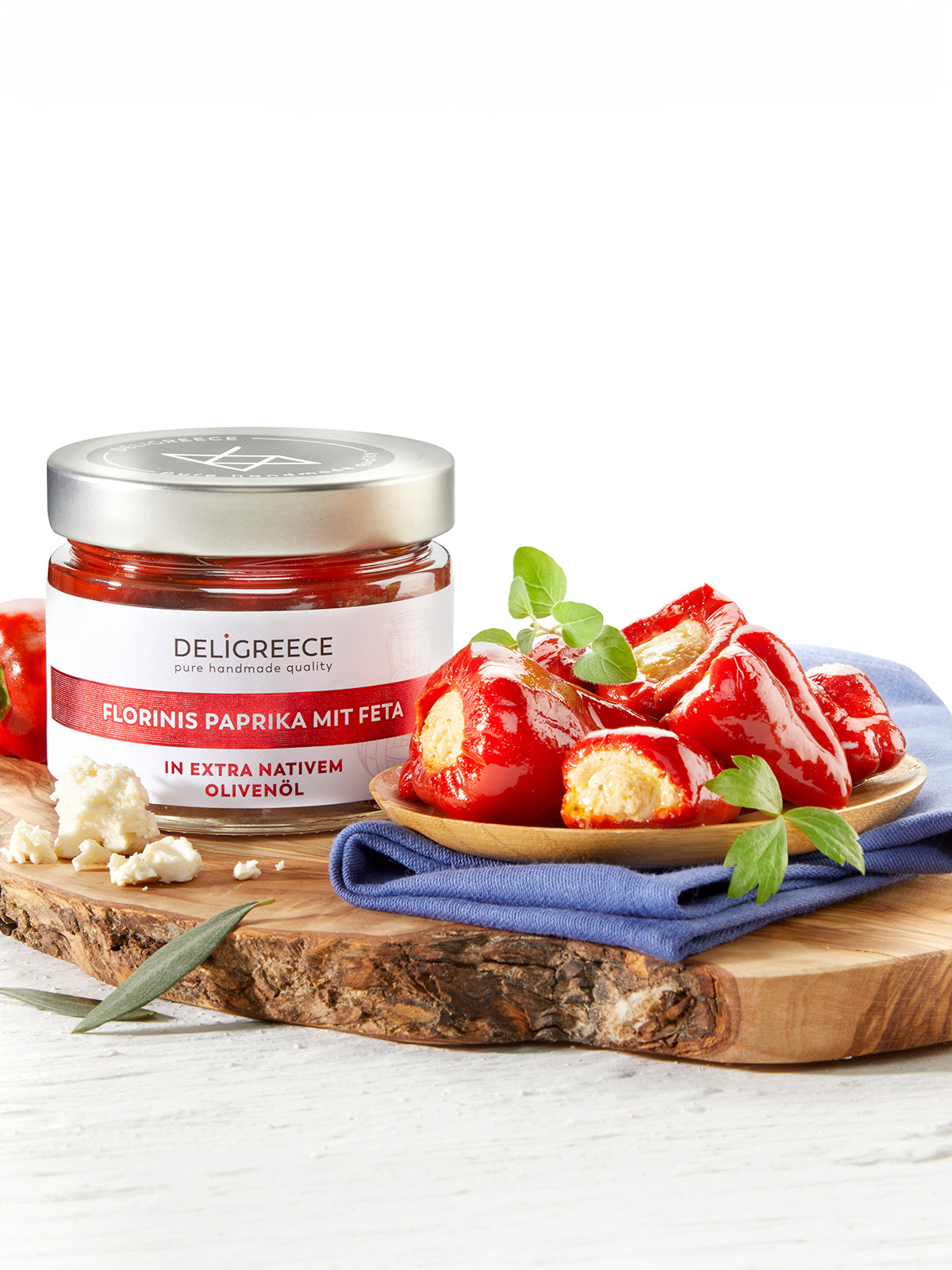 Paprika mit Feta