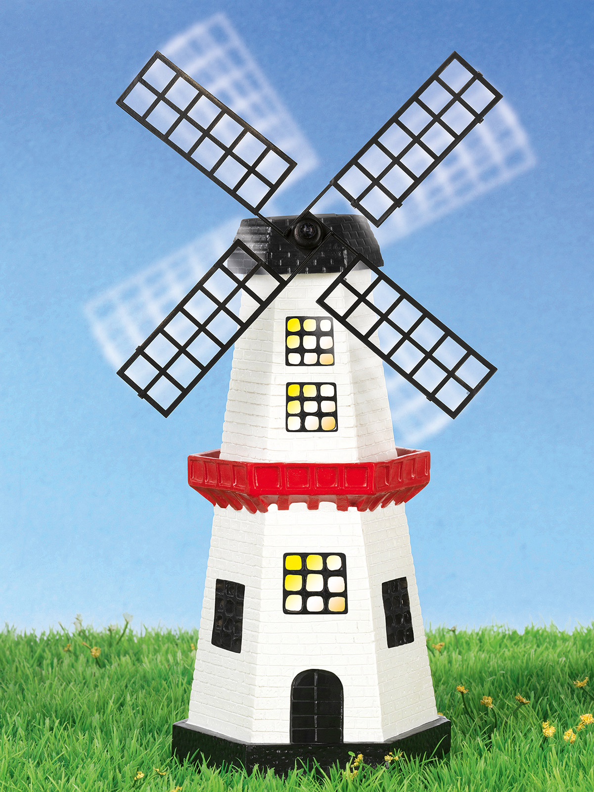 Solar Windmühle