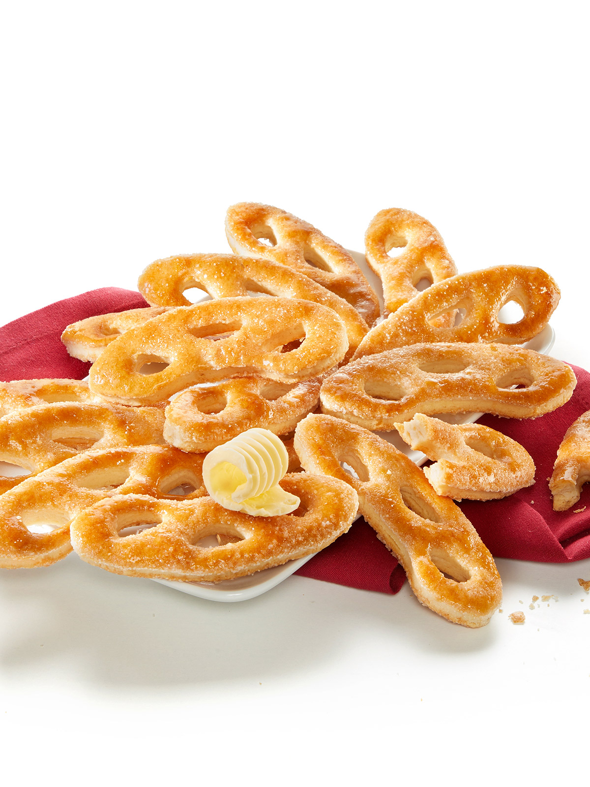 Butter-Blätterteig-Brezeln