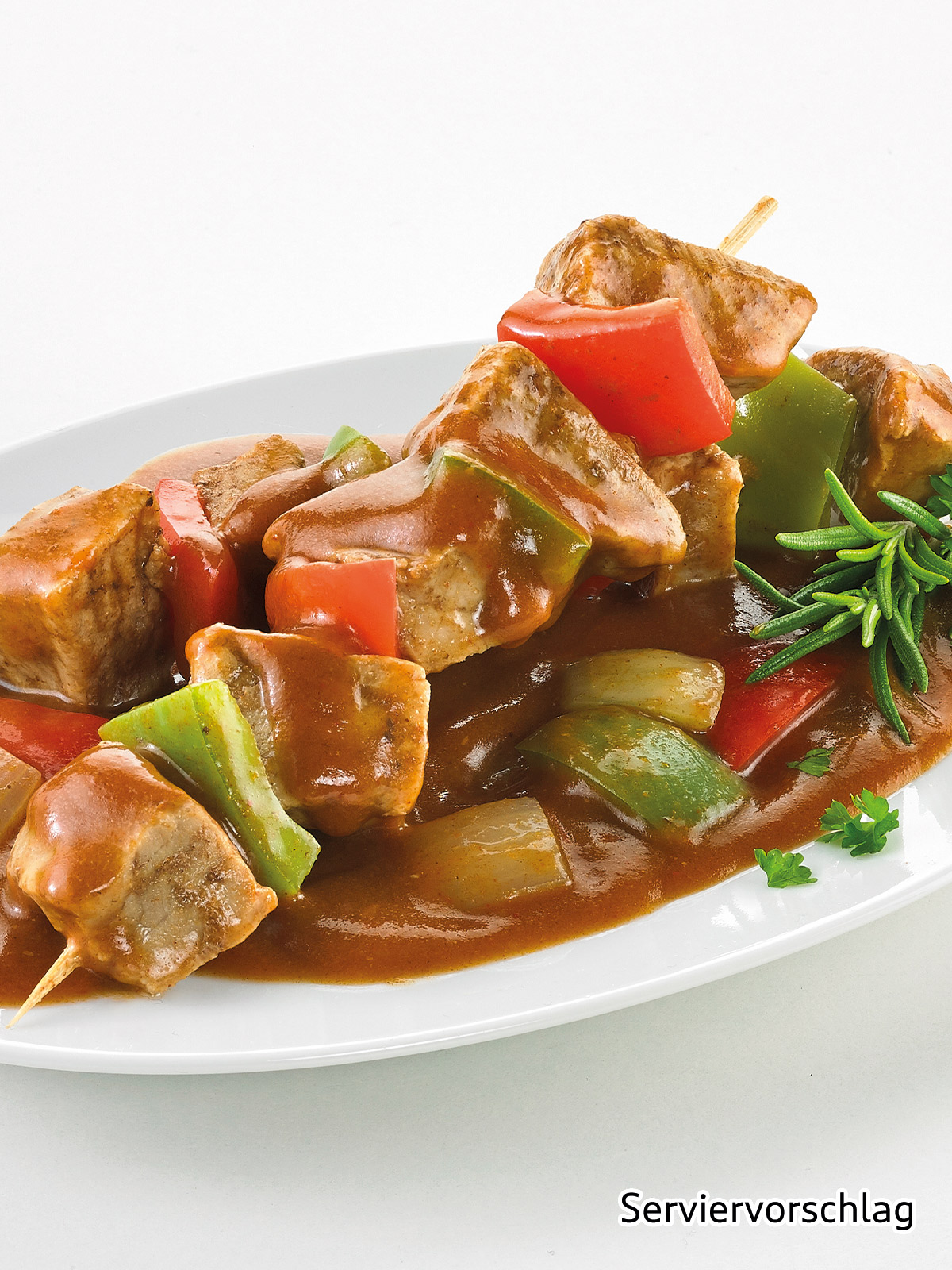 Feuriges Schaschlik