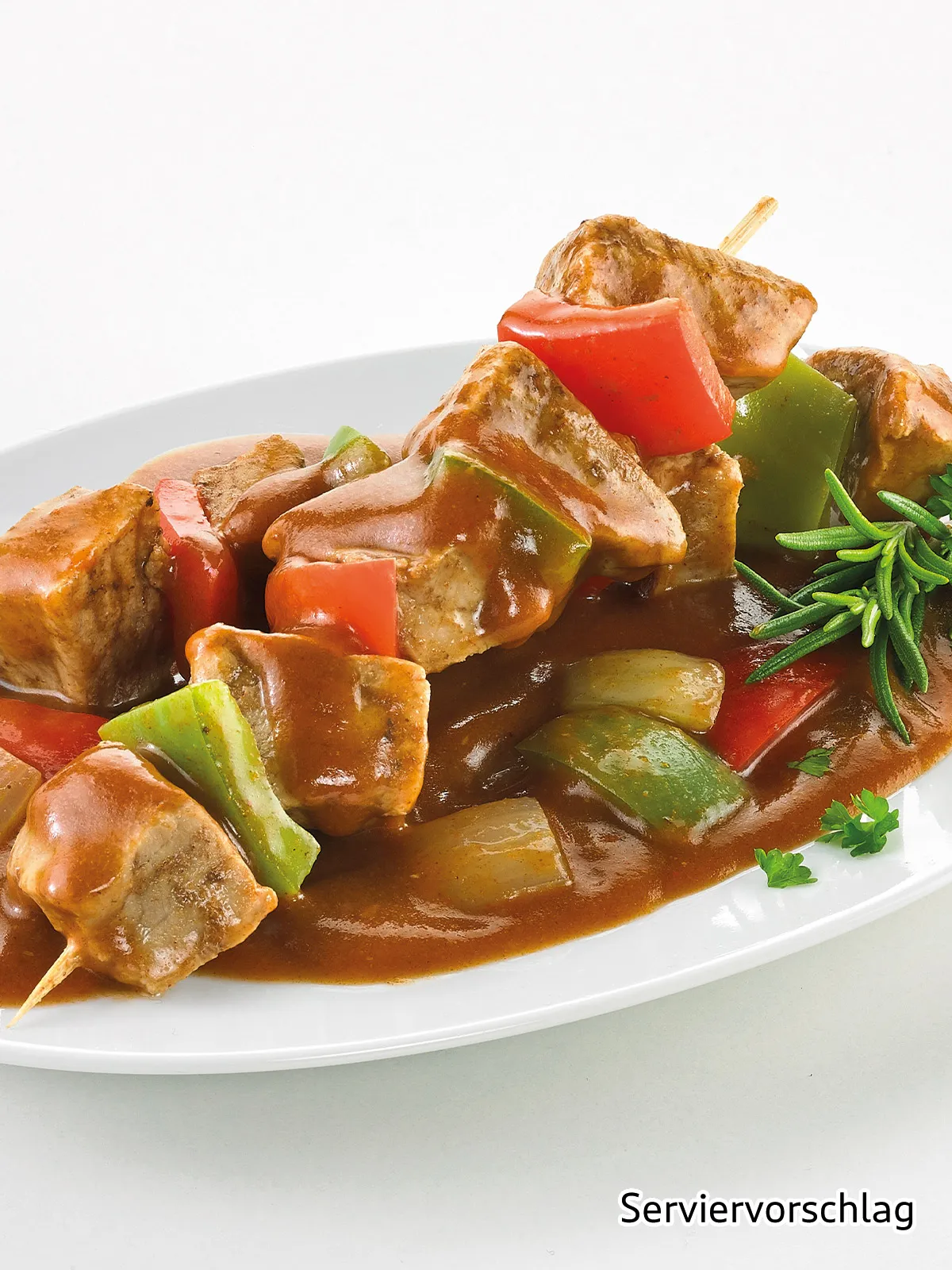Feuriges Schaschlik