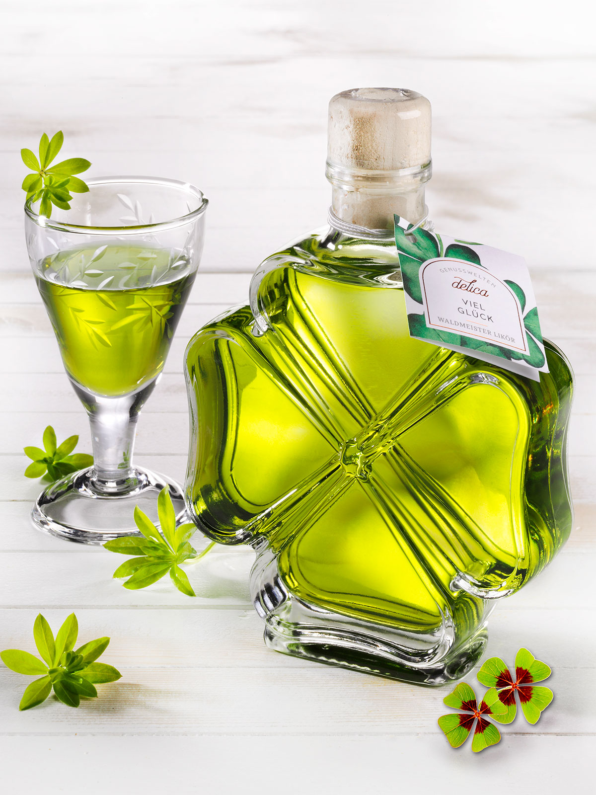 Waldmeister-Likör „Viel Glück“ | 101437 Waldmeister-Likör „Viel Glück“ | 101437