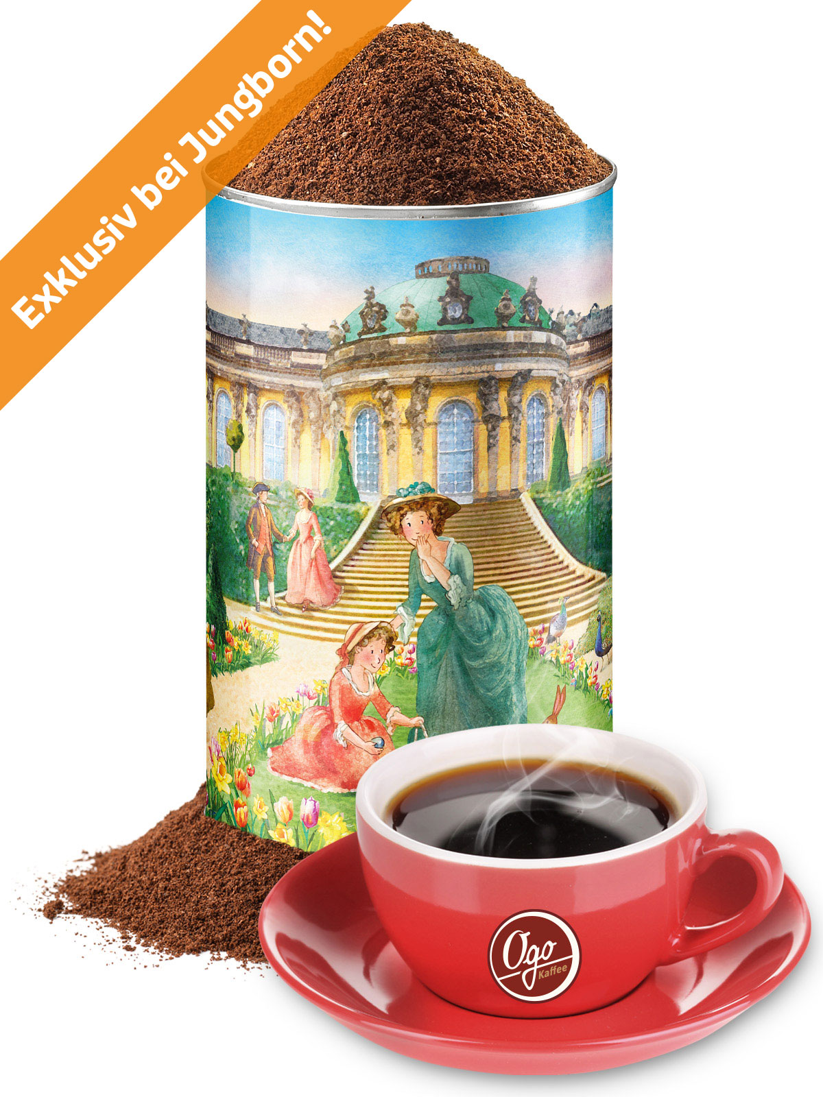 Festkaffee, gem. in Künstlerdose