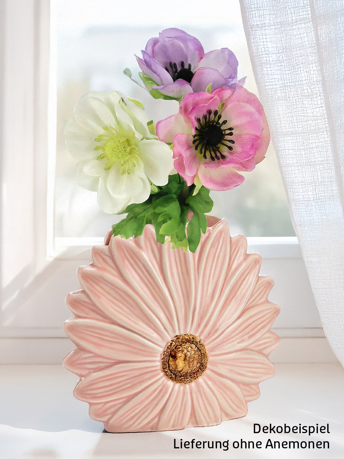 Vase in Blütenform