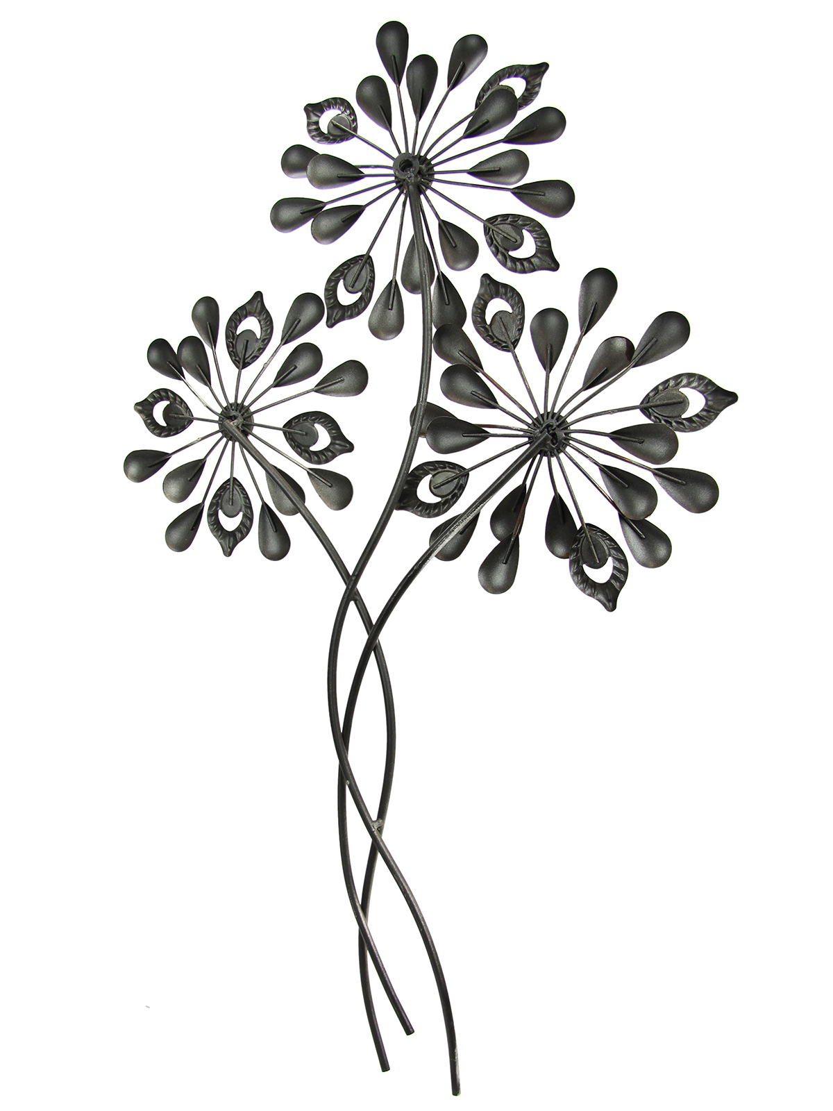Metall-Wanddeko „Blumen“