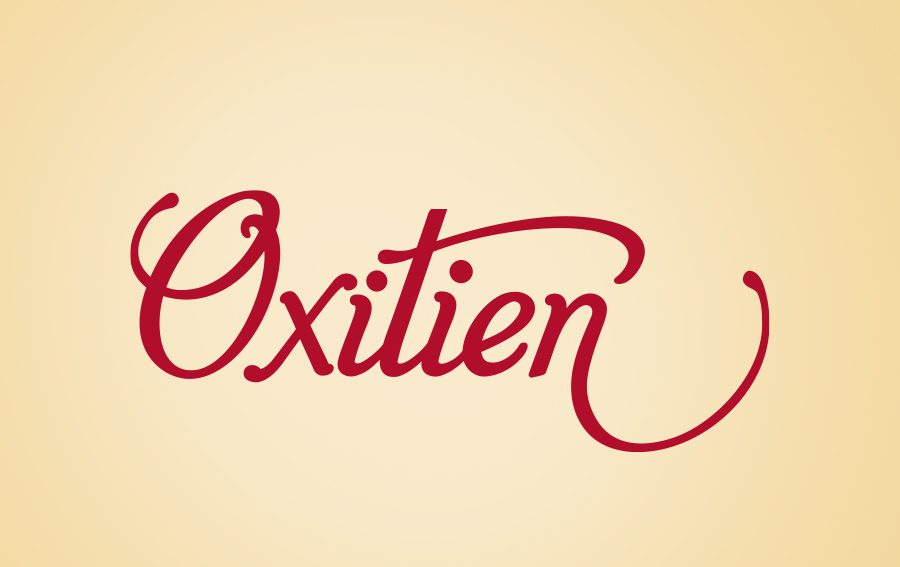 Logo der Qualitätsmarke Oxitien von Jungborn auf beigem Hintergrund