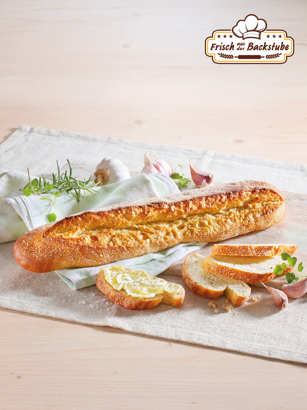 Knoblauch Baguette