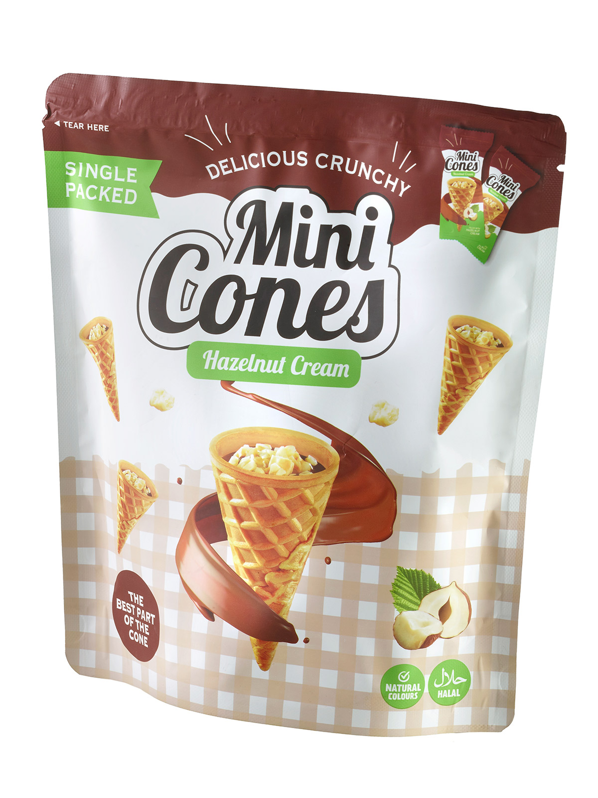 Mini-Knusperhörnchen „Haselnuss“