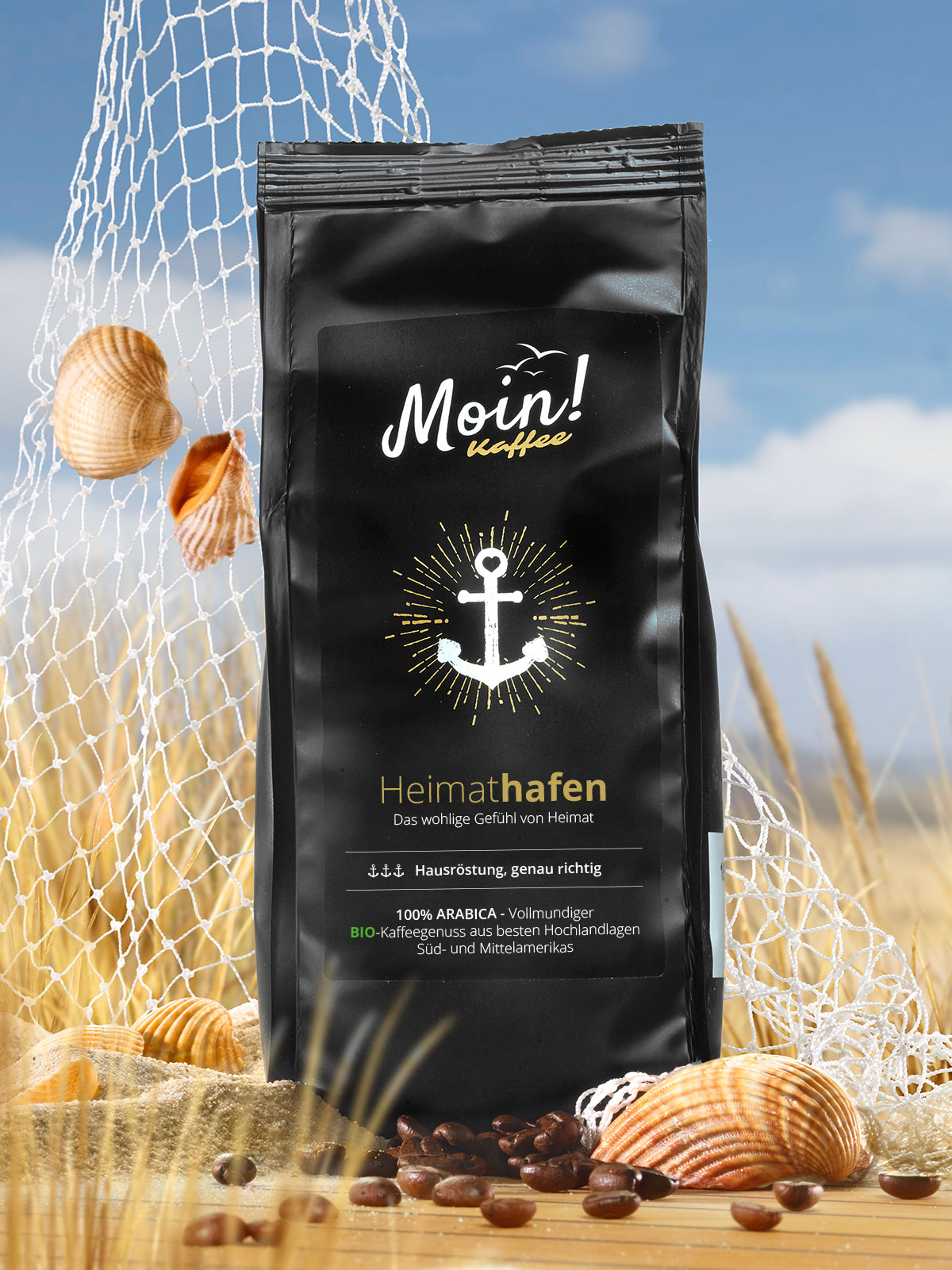 Moin! BIO-Kaffee „Heimathafen“, Bohne