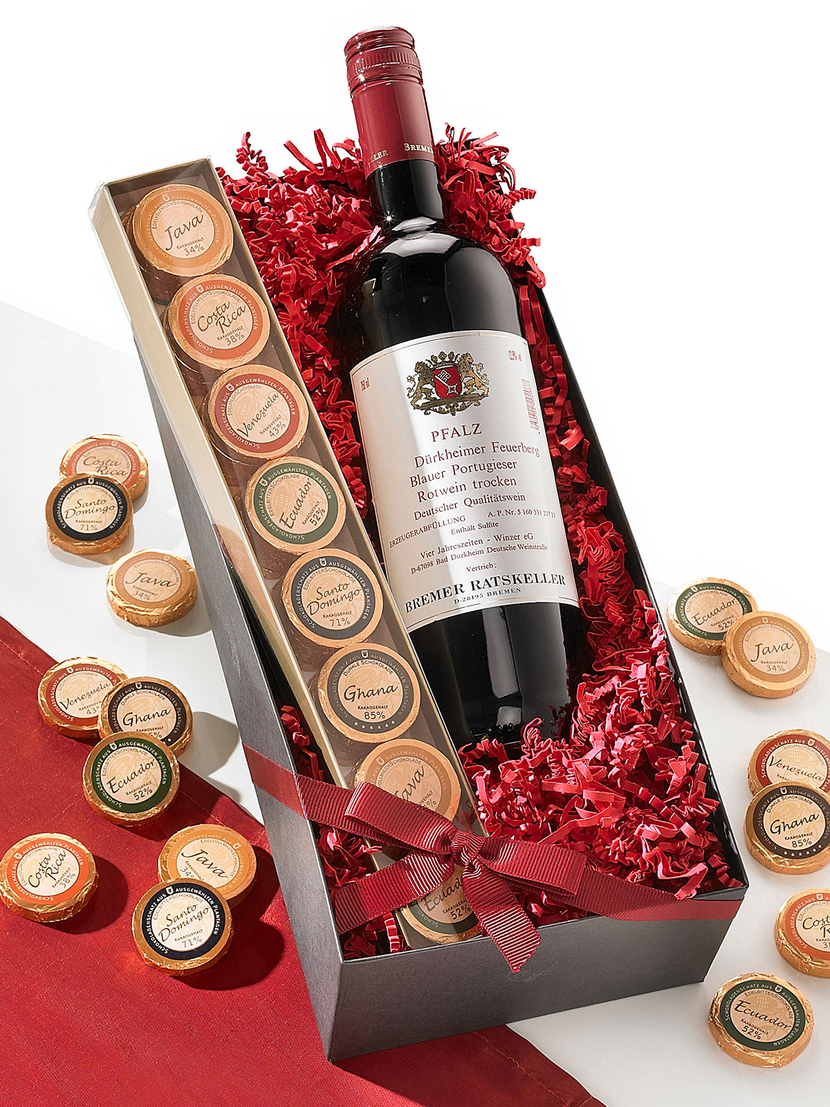 Präsentbox „Rotwein“