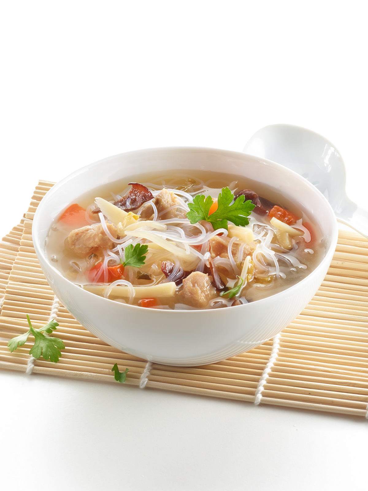 Hühnersuppe „Thai“