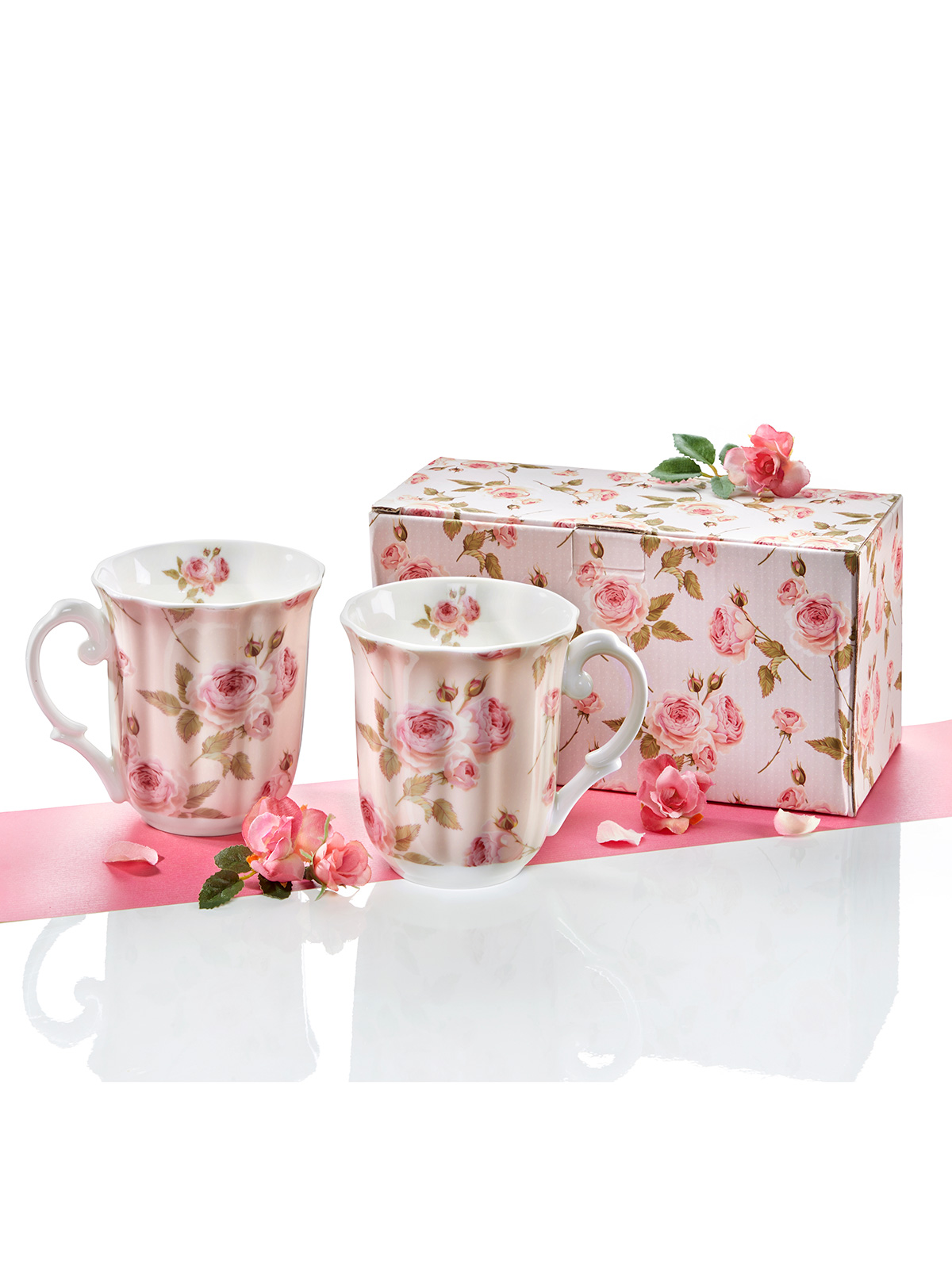 Becherduo „Romantische Rose“