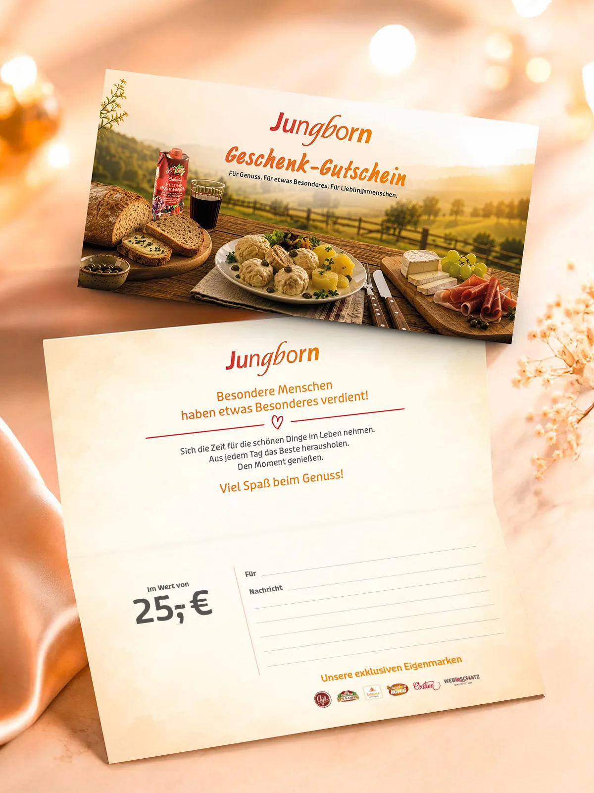 Jungborn Geschenkgutschein 25 €