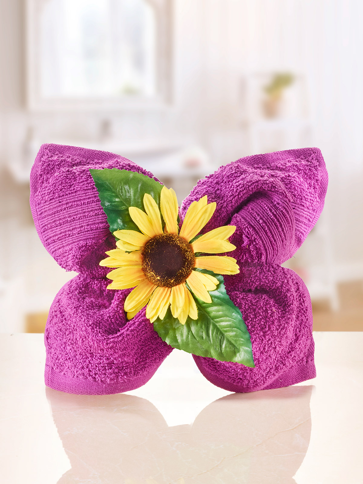Frottier-Geschenk „Sonnenblume“