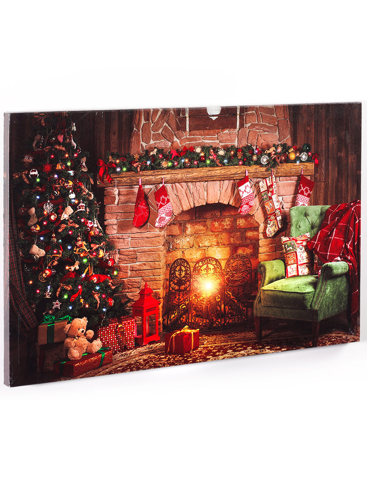 LED-Bild „Kamin“