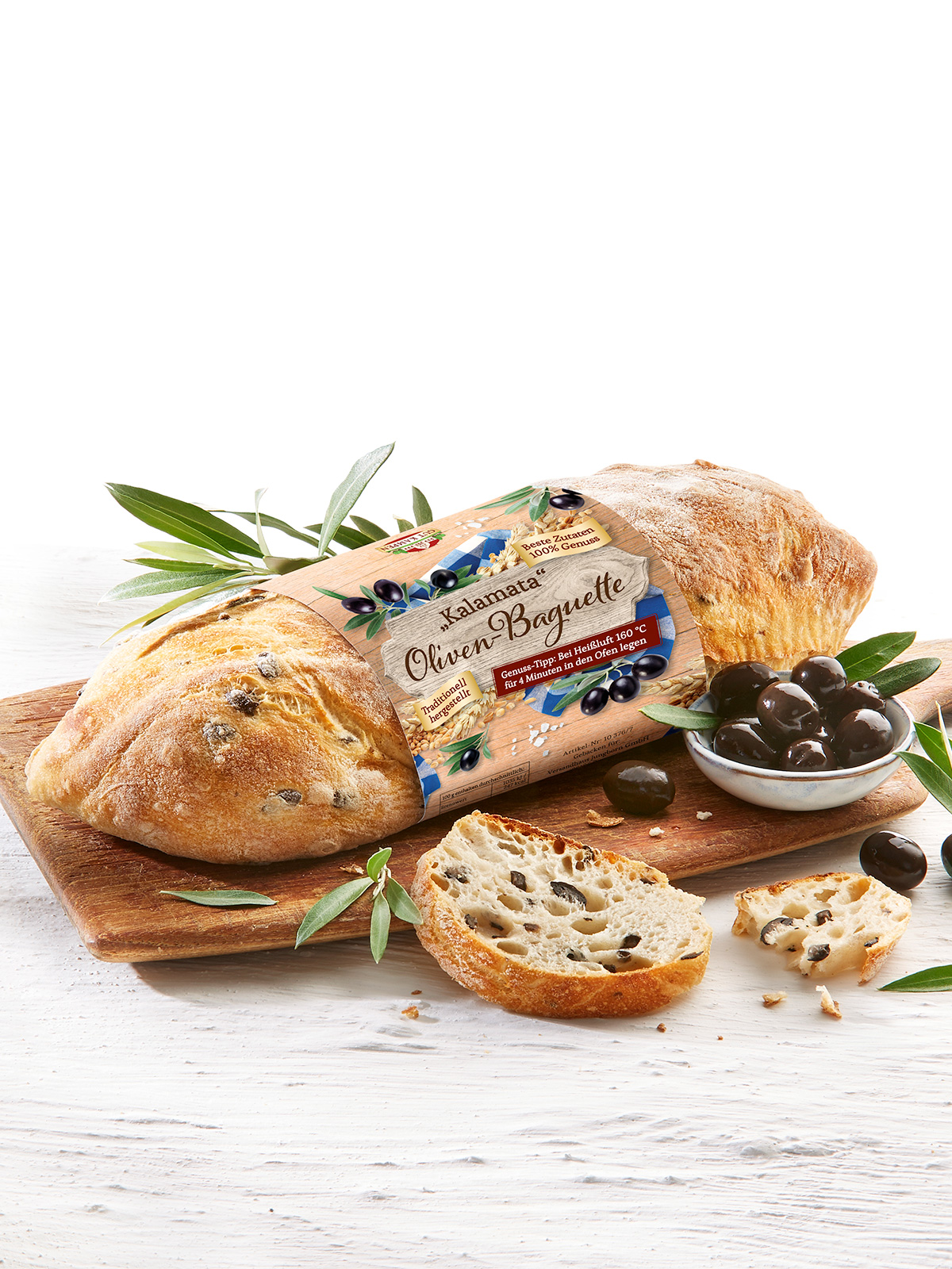 Oliven-Baguette „Kalamata“