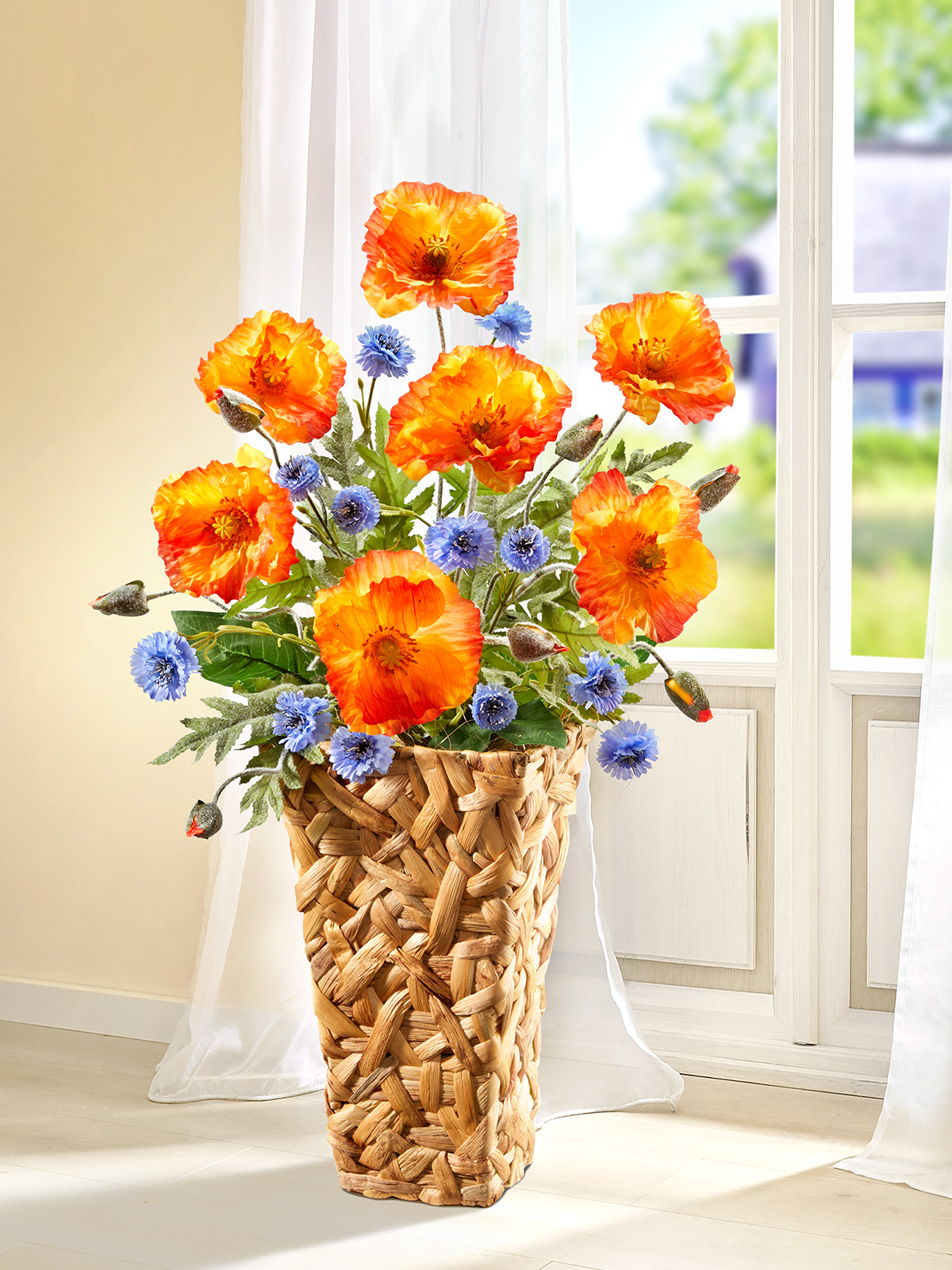 Bodenvase „Mohn“ 