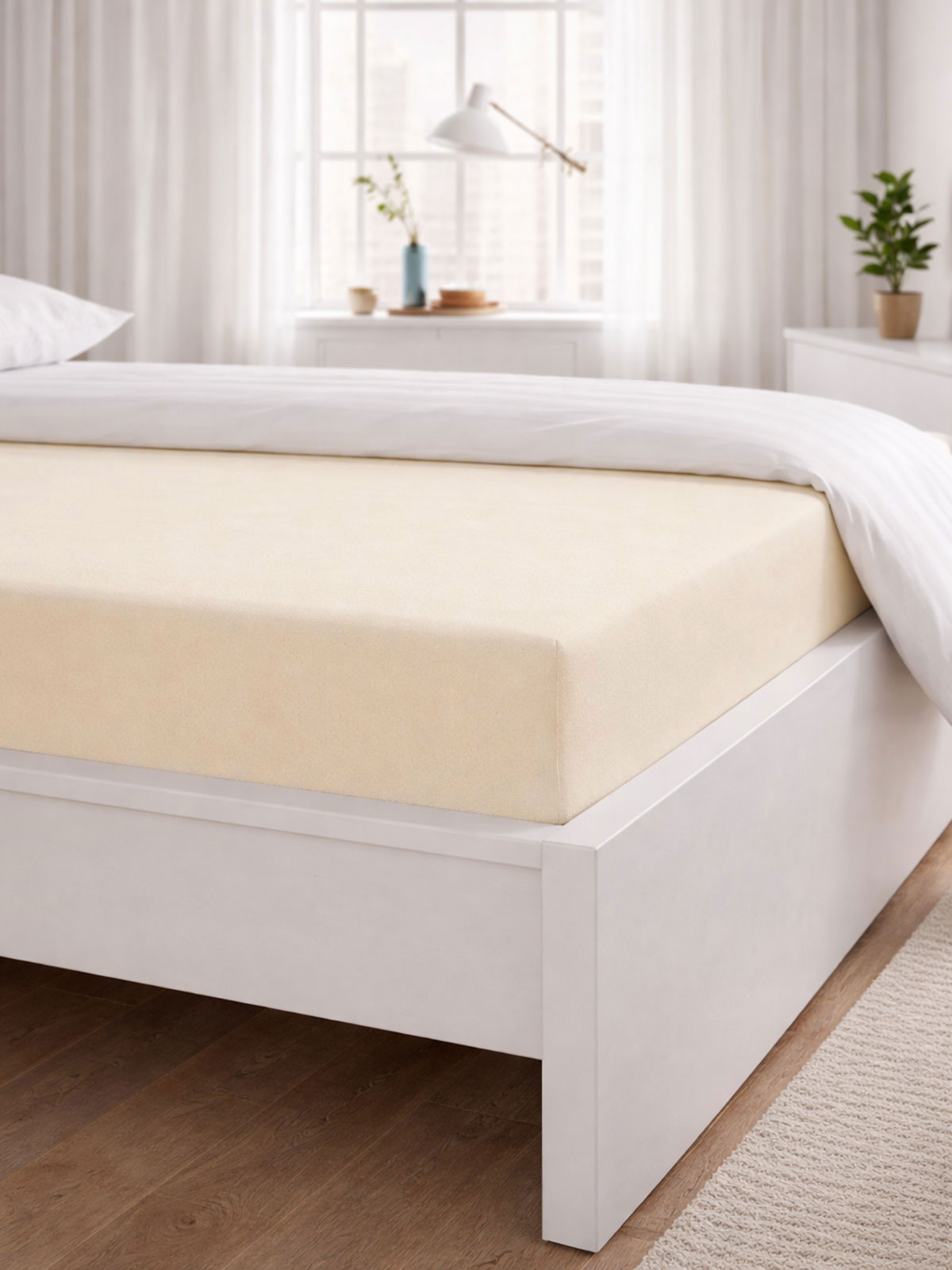 Spannbettlaken „Sofia“, Ivory