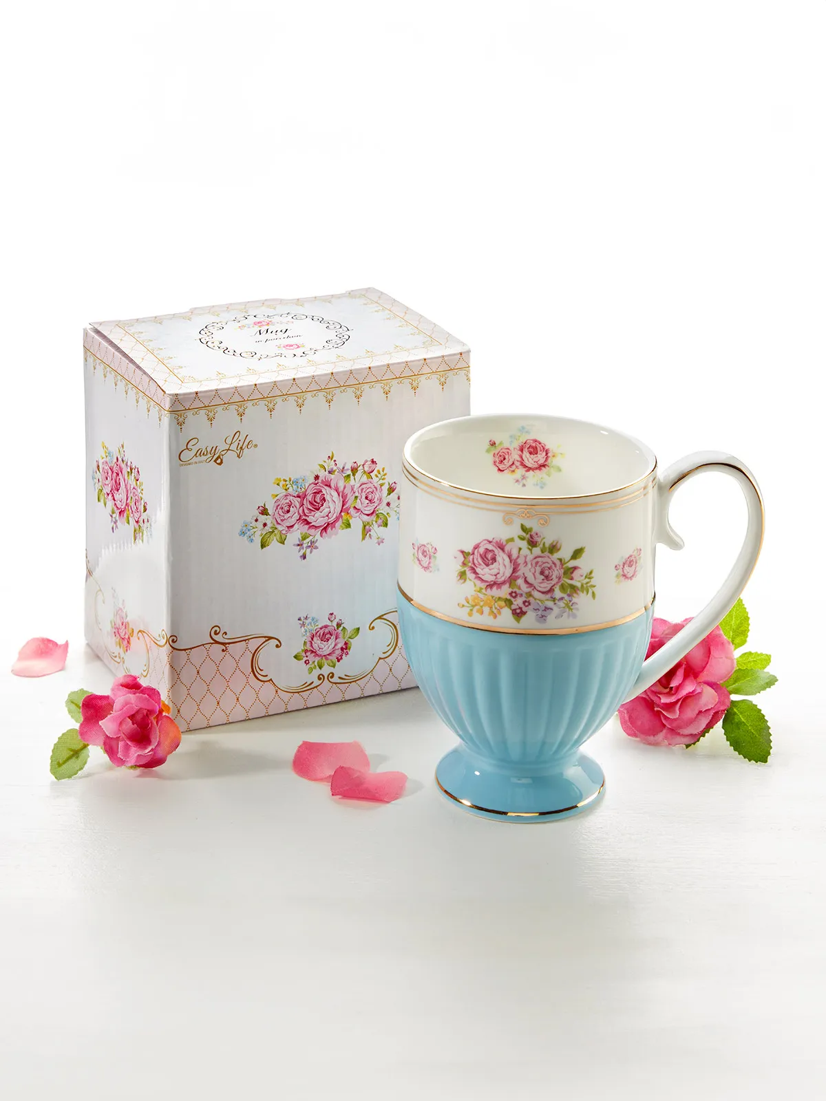 Porzellanbecher „Rosenstolz“