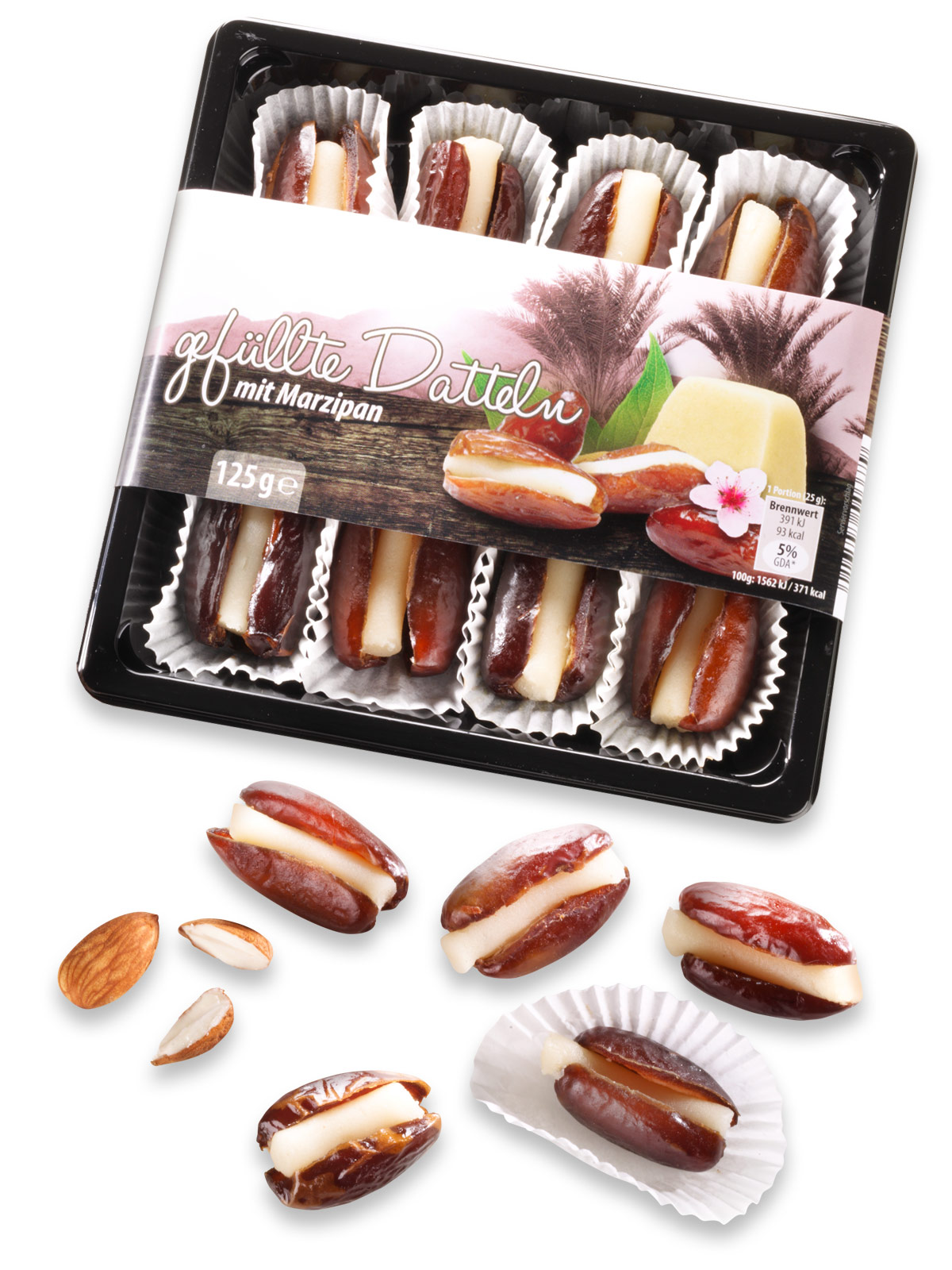 Datteln mit Marzipan