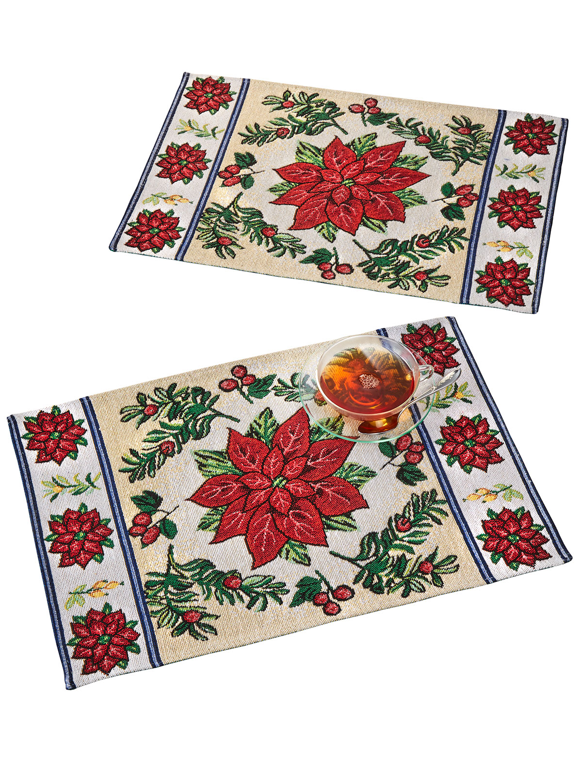 Platzsetduo „Weihnachtsstern“