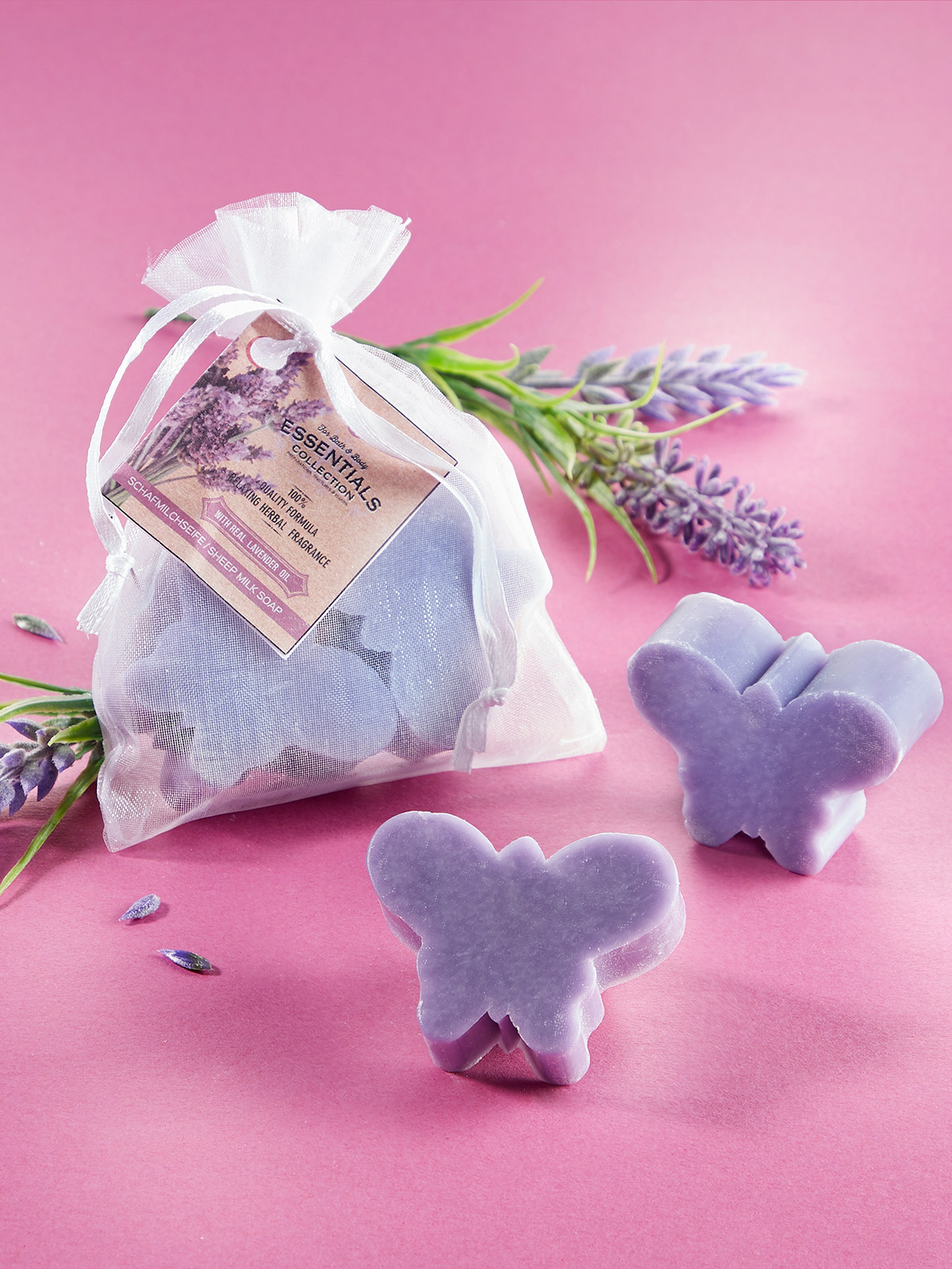 Lavendelseifen-Duo „Schmetterlinge“ Lavendelseifen-Duo „Schmetterlinge“