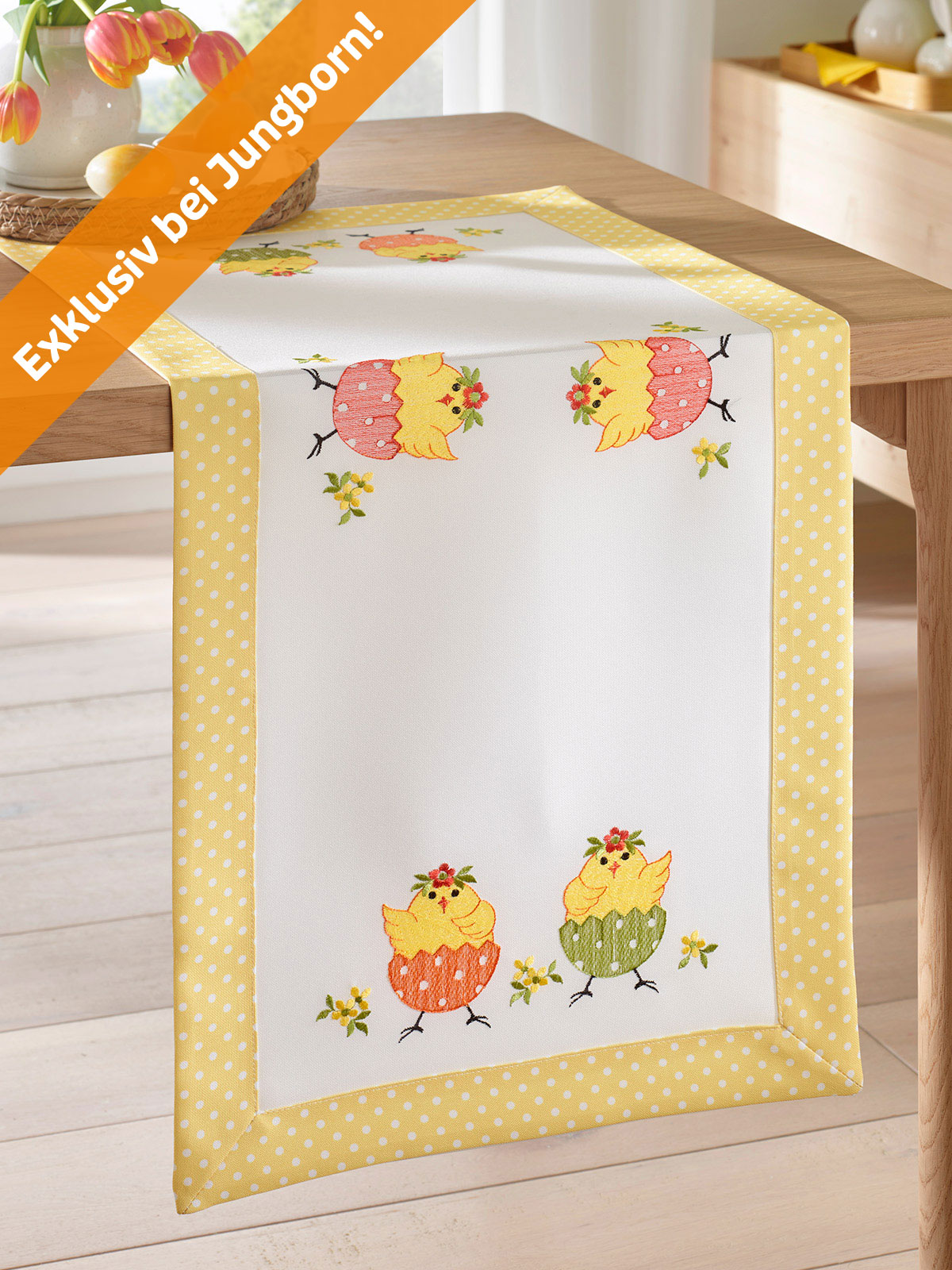 Tischläufer „Kükentanz“